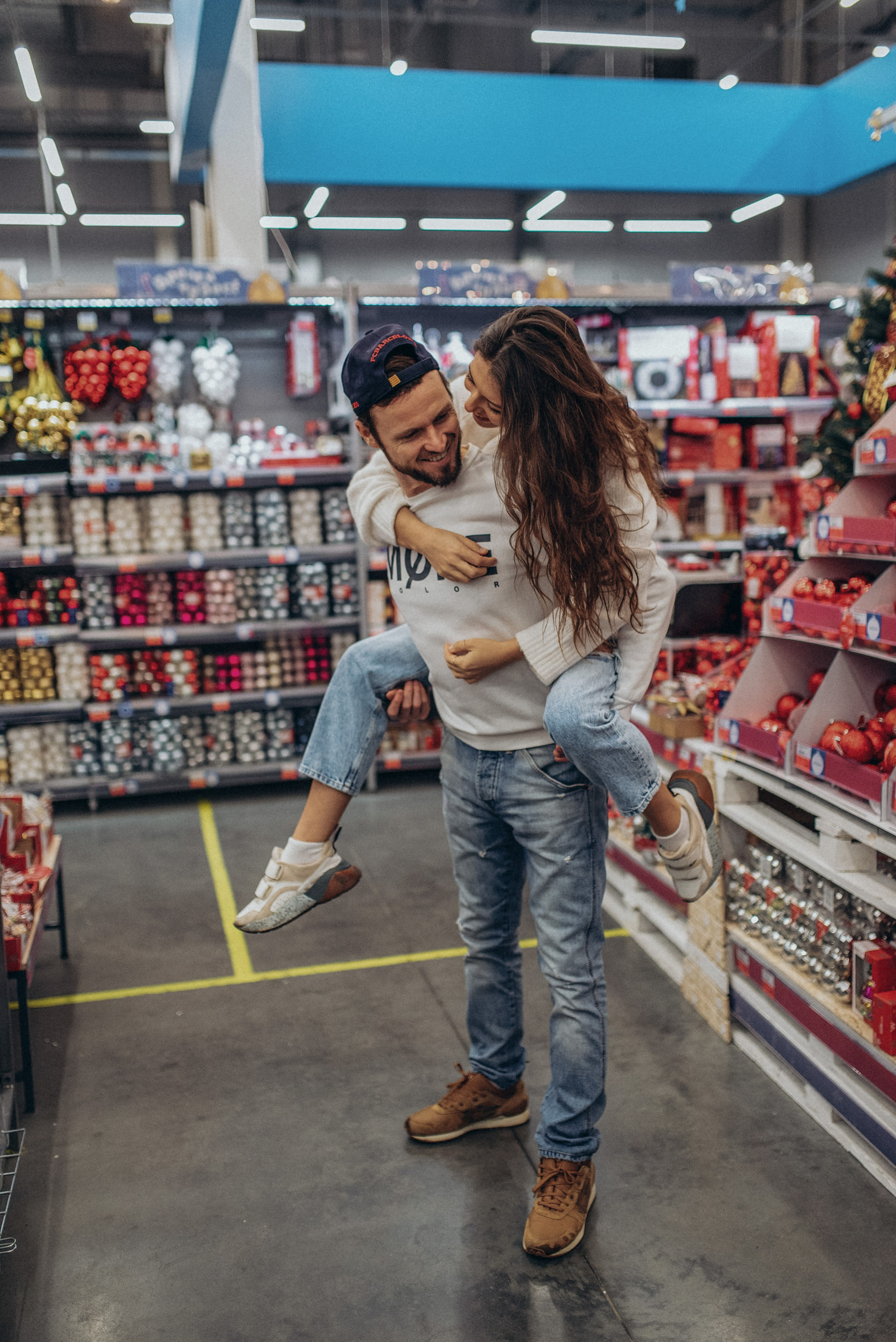 Lovestory в супермаркете. Семейный фотограф в Москве Екатерина Север