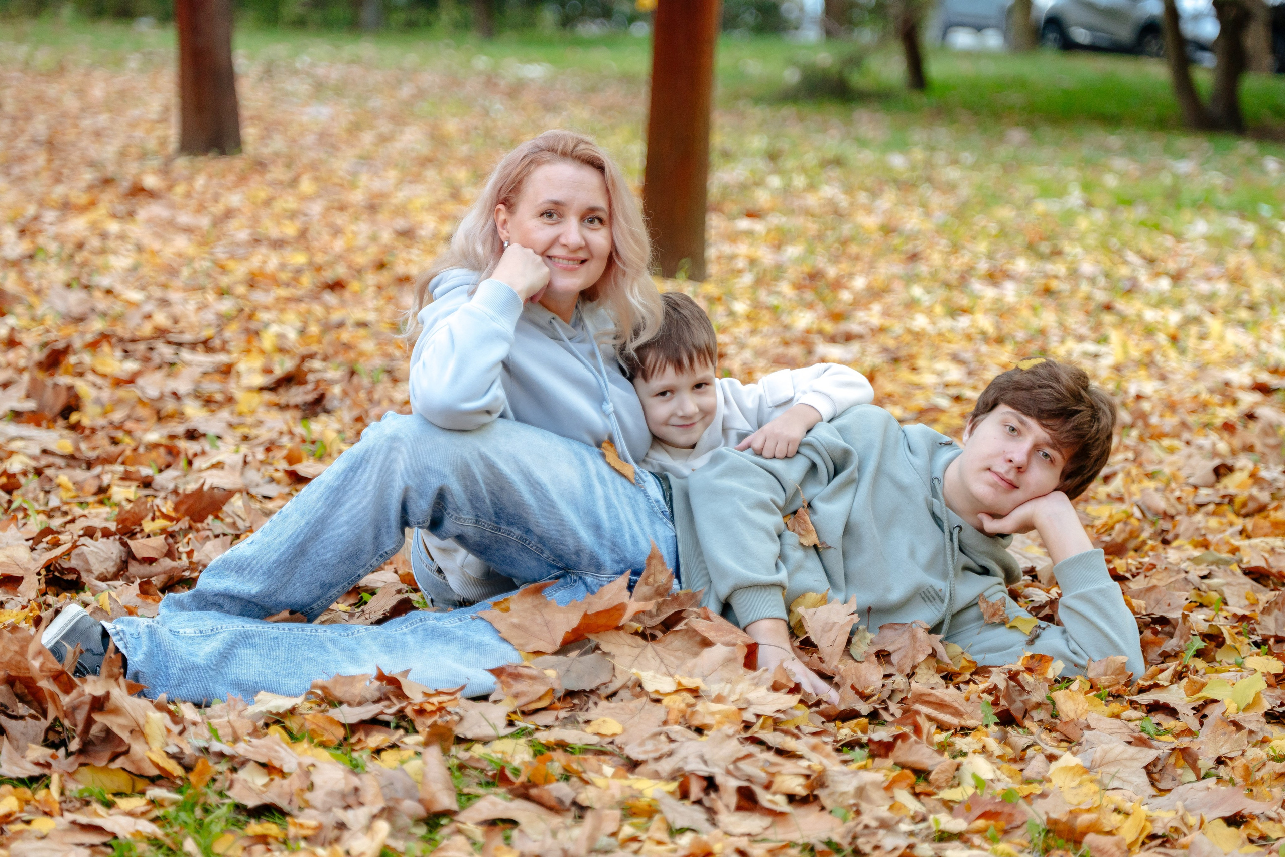 Осень. Профессиональный фотограф и видеооператор
