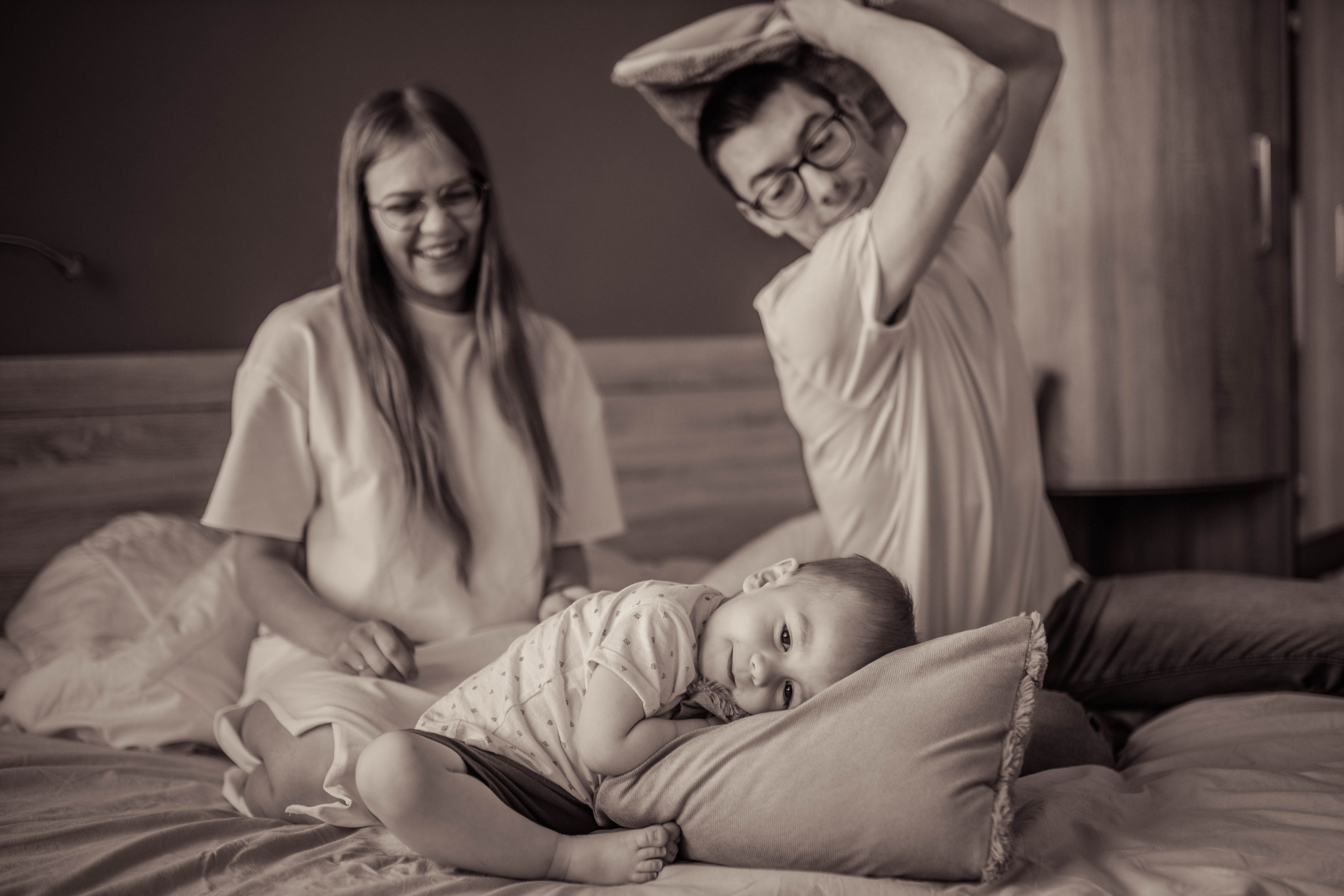 Илья, Марина и Дмитрий. Семейный фотограф Алина Демидова. Королев