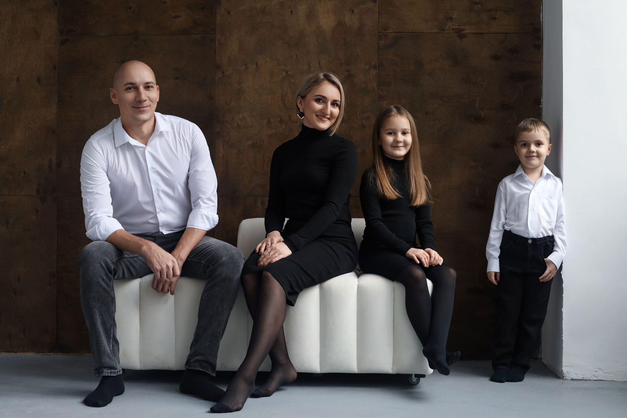 Хорошо проведенное время с семьей на фотосессии