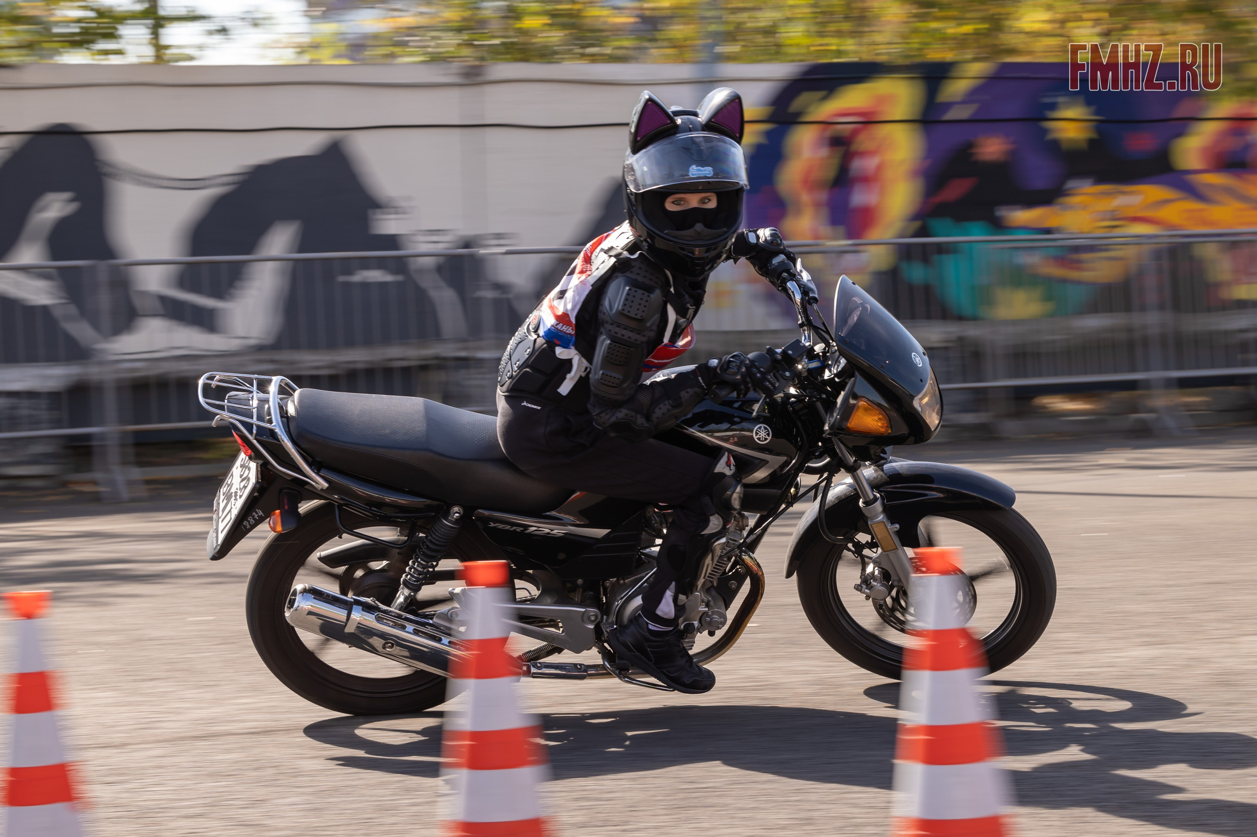 Соревнования по мотоджимхане на площадке Мосгортранс 15.09.2024. Фотограф Владимир Охрименко