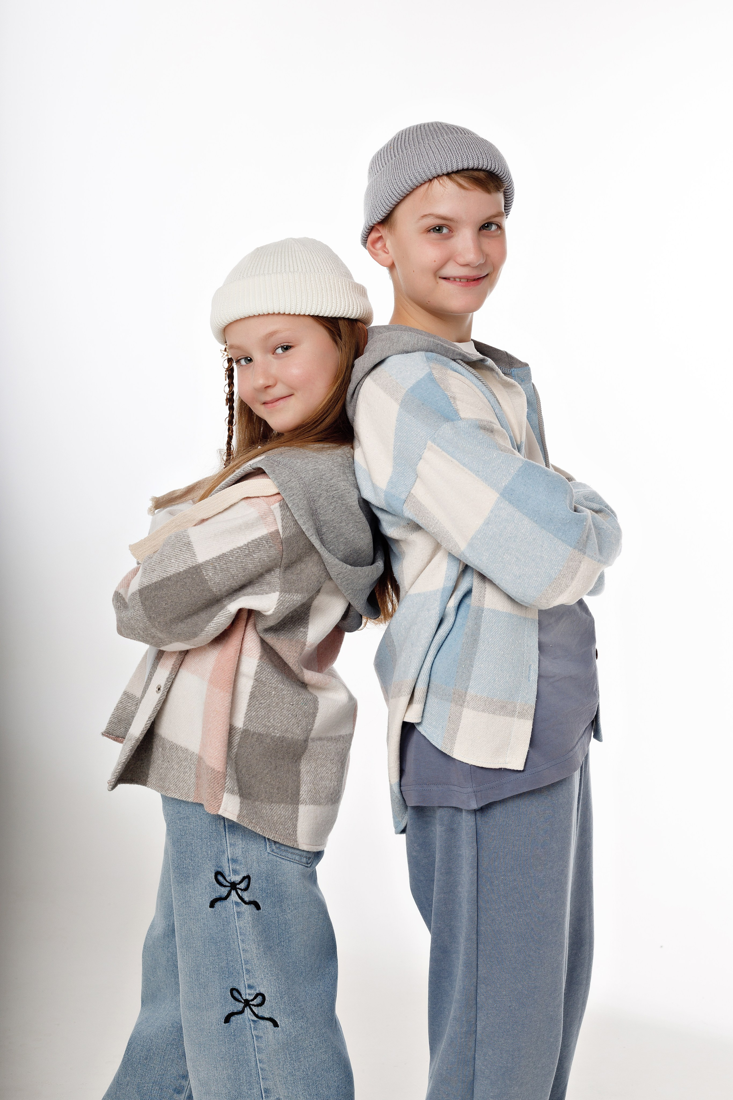 стильные брат и сестра