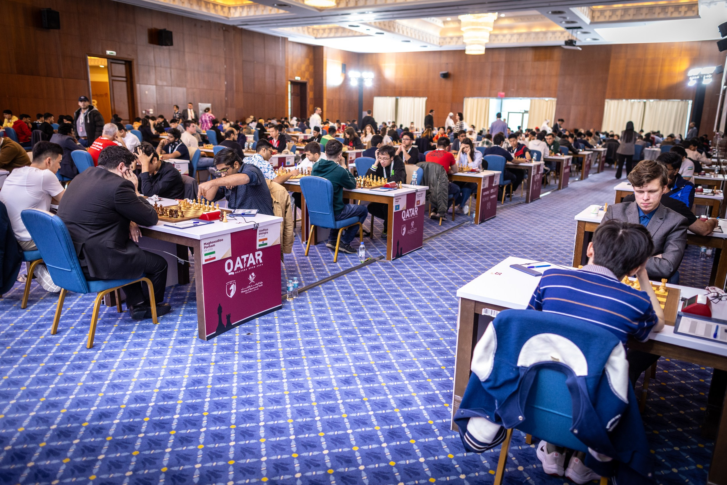 2024.12.07 Qatar Masters Open 2024 — Round5. Фотограф Анна Штурман (репортажная съёмка любых событий и мероприятий) Anna Shtourman photographer