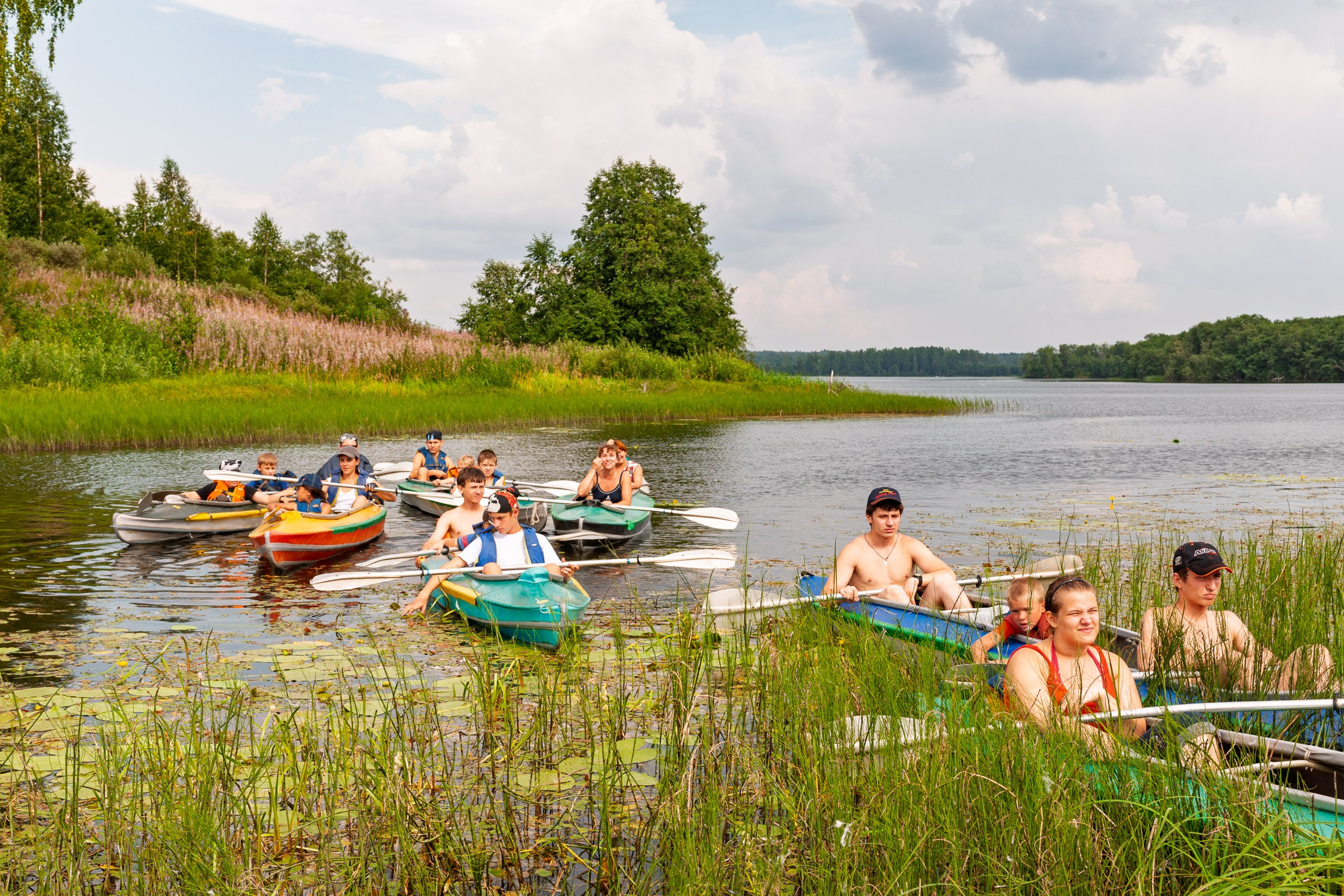 Летние тренировочные боры Школы Боевых Искусств «МОН», Валдай 2011 г. Валдайская кругосветка, байдарки