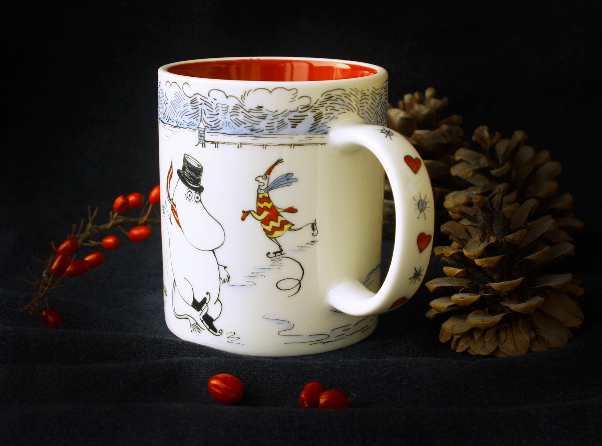 муми-мама на коньках. Роспись фарфора в Санкт-Петербурге