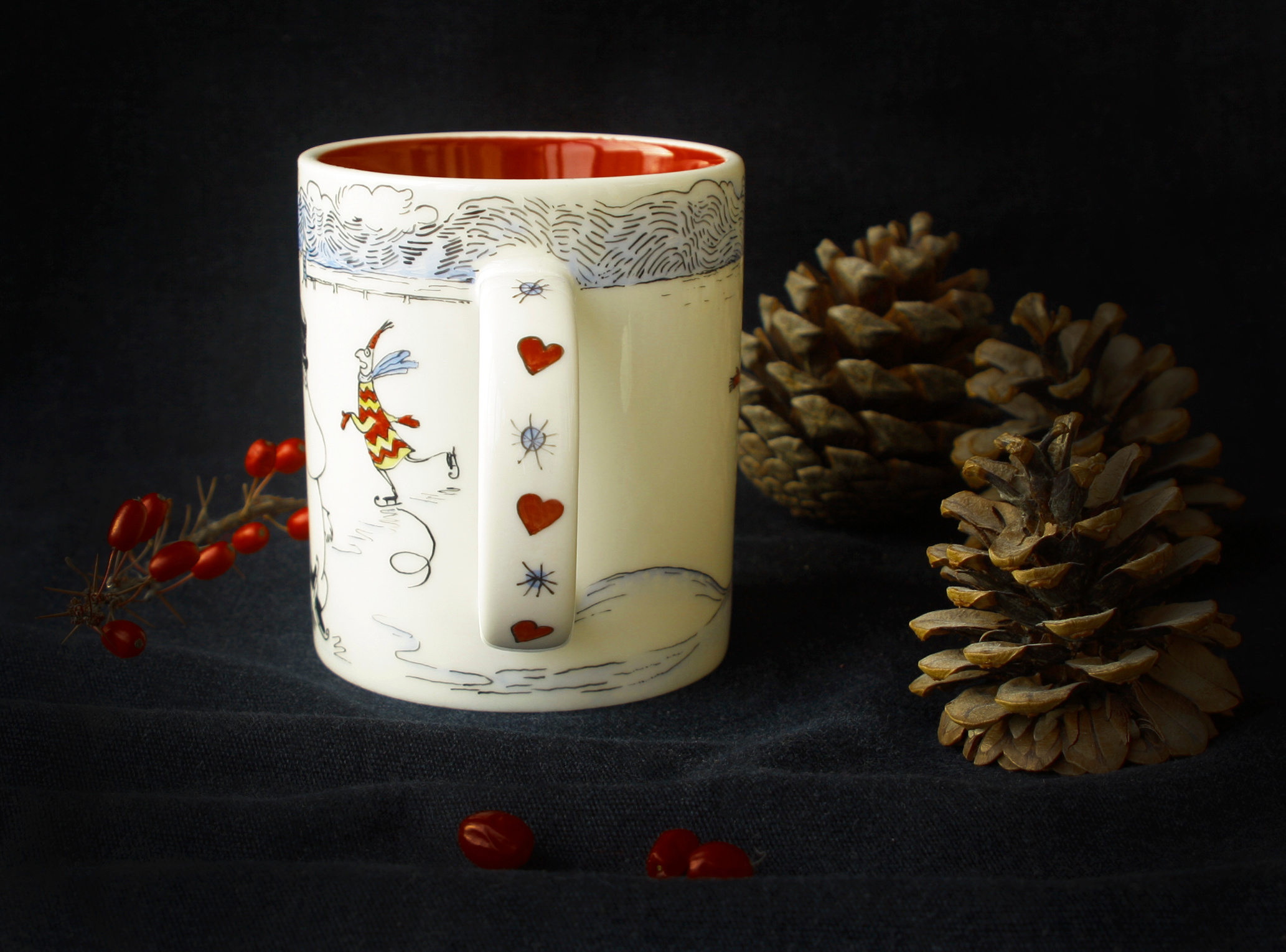 Кружка Муми-тролли. Роспись фарфора в Санкт-Петербурге