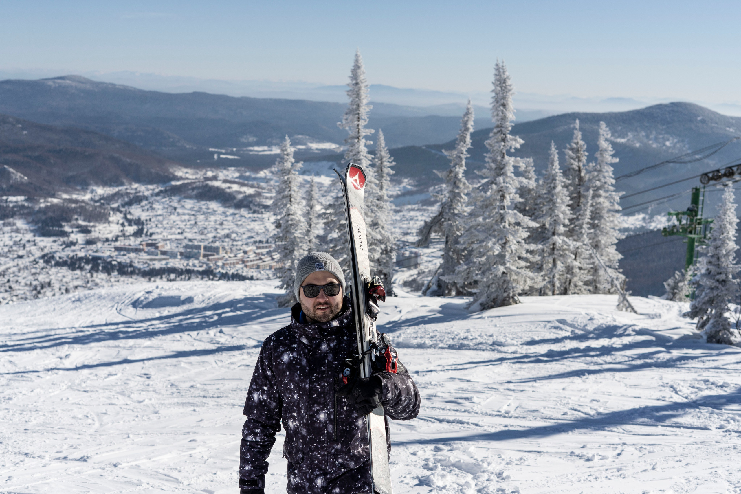 Фотосессия на вершине. Анастасия Паршукова — фотограф Шерегеш Новосибирск
