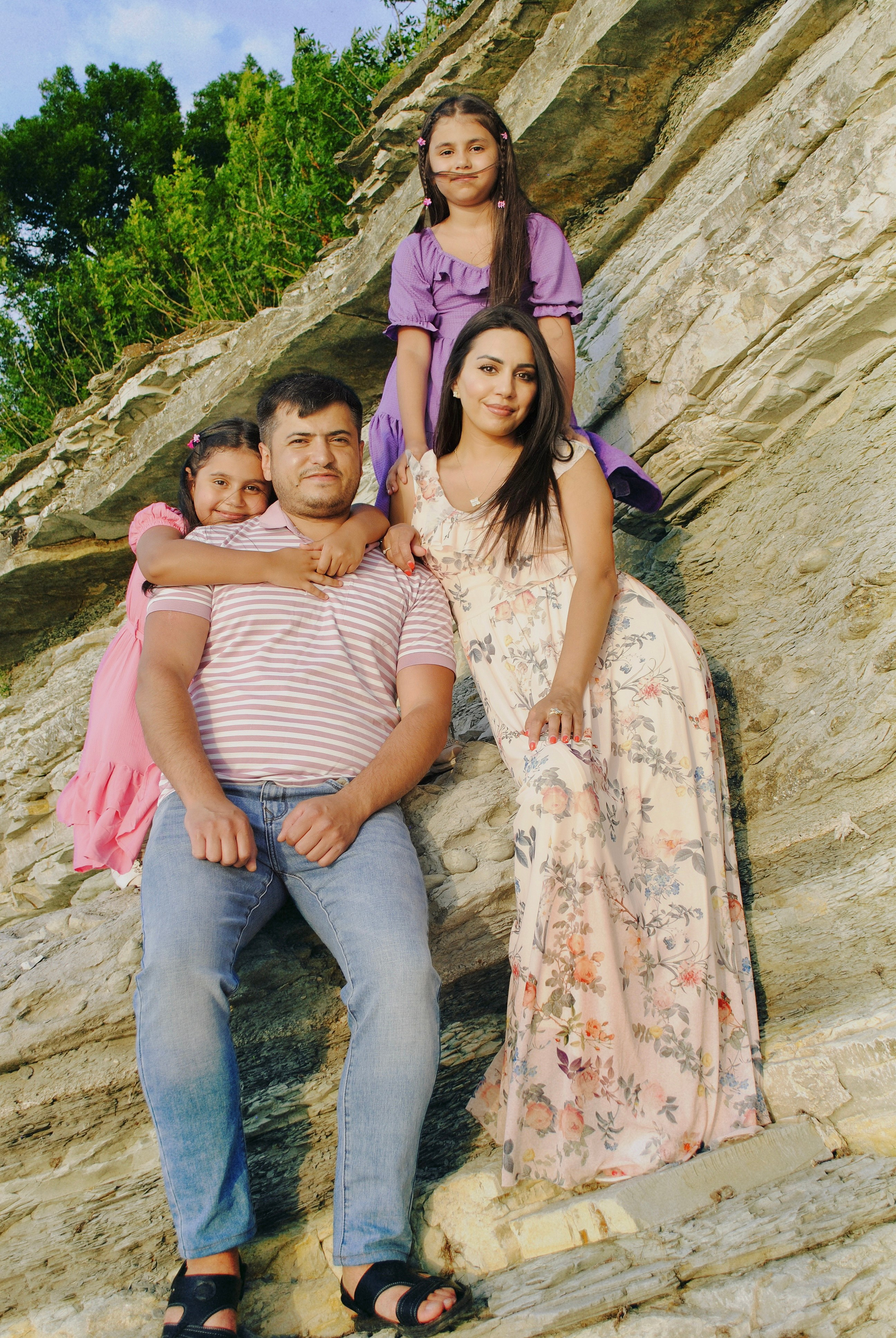 Жанна и семья. Фотограф Мария Мусаелян