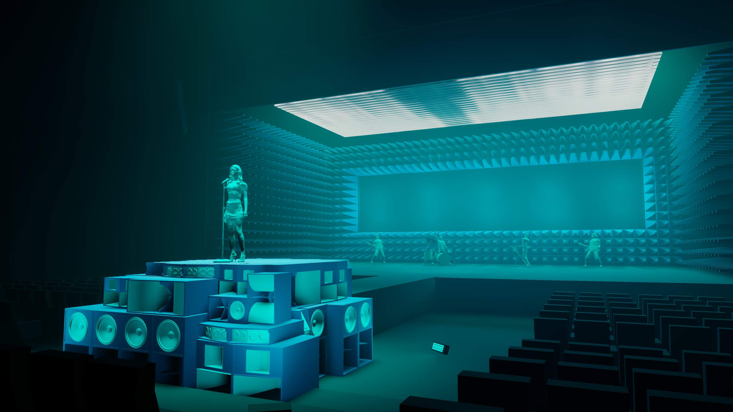 SOUNDPROOF STAGE. OOPS