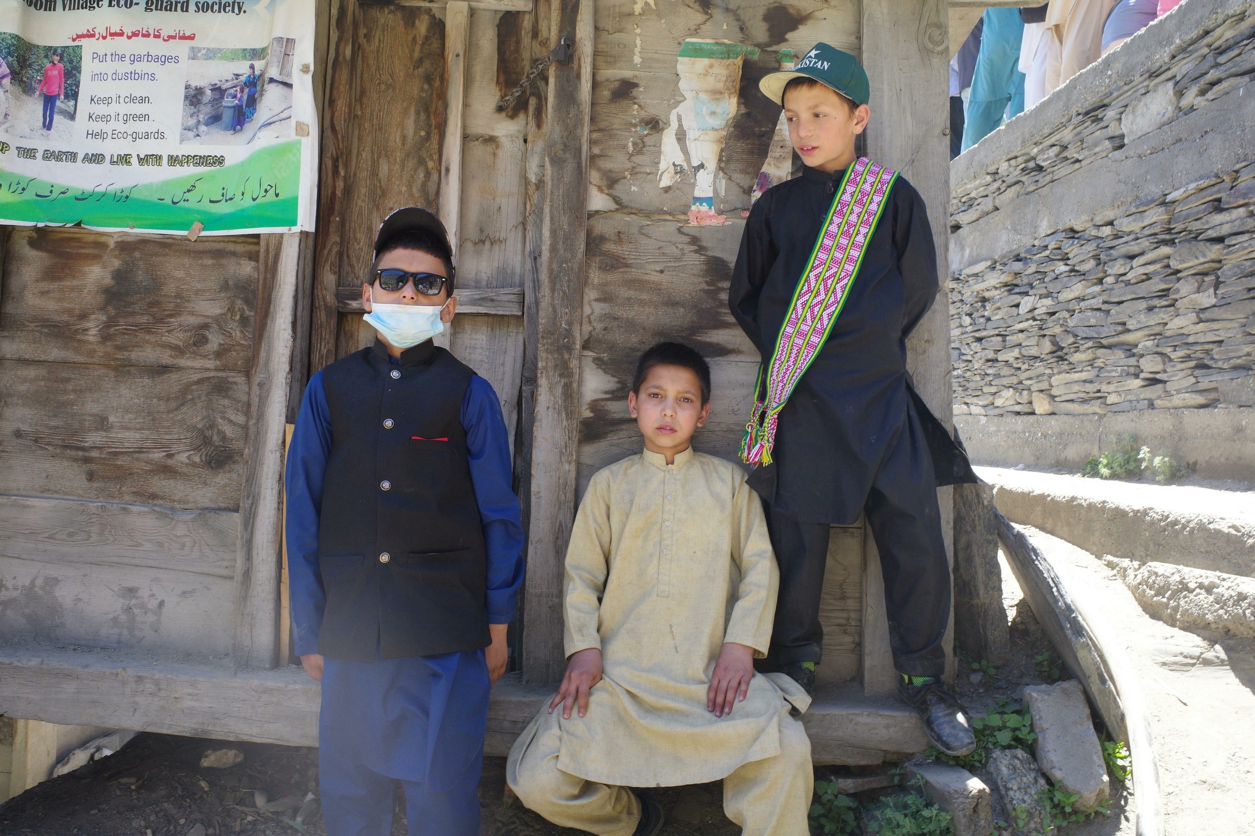 Children at the festival
