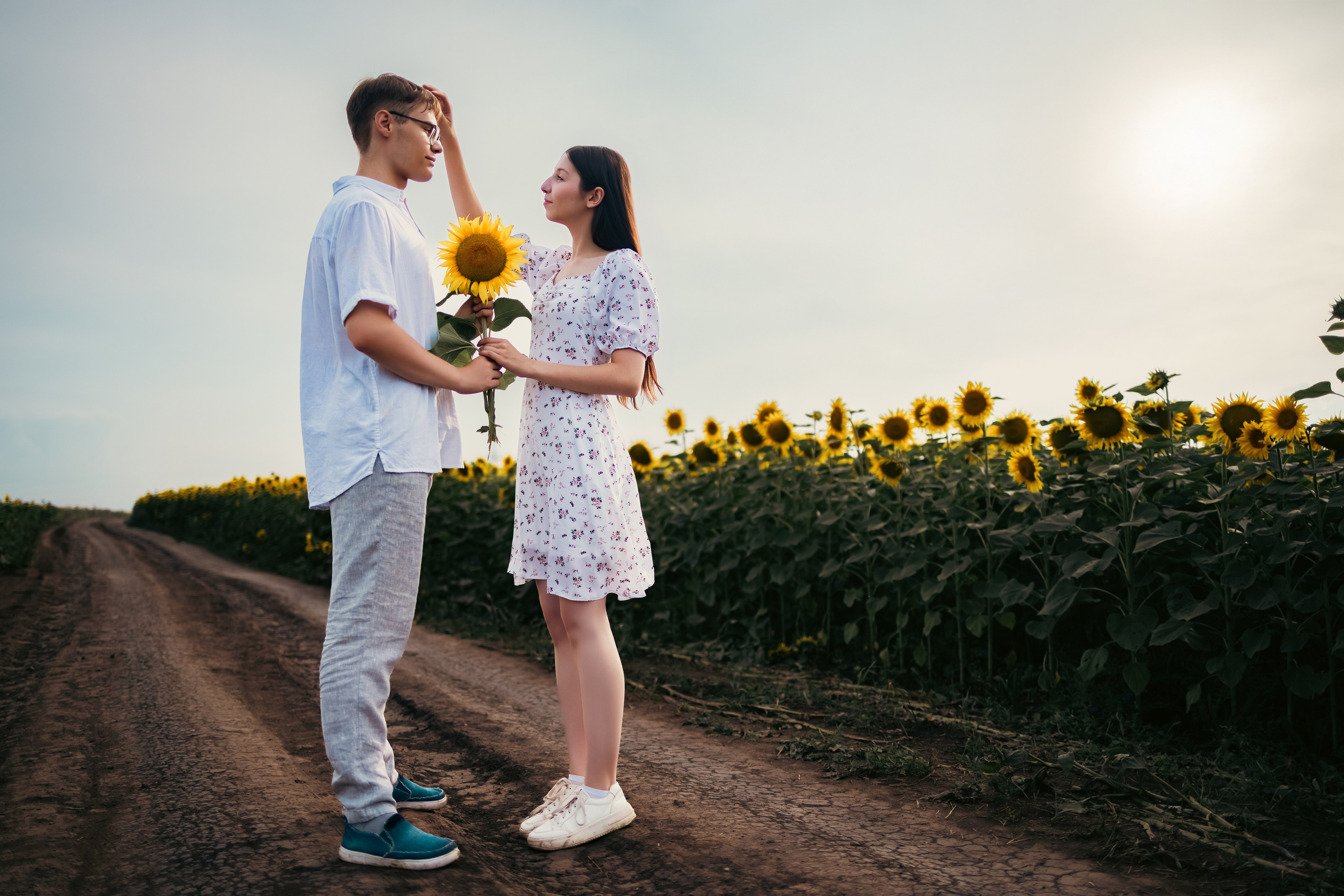 Подсолнухи. Свадебный и семейный фотограф в Рязани Датская Ксения