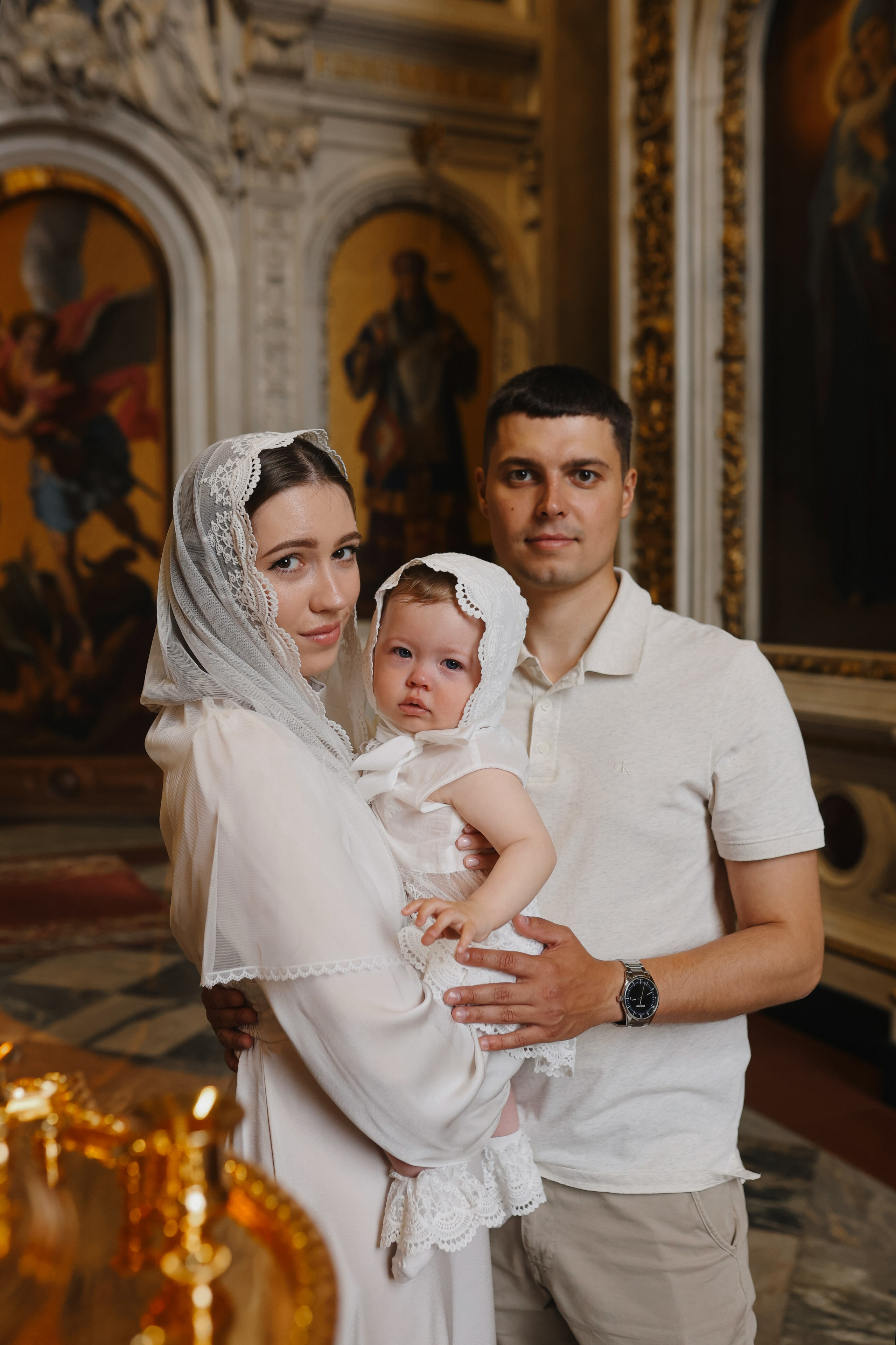 Крещение Евы. Исакиевский собор. Фотограф на роды в Санкт-Петербурге, семейный, нью-борн Алиса Хрекова