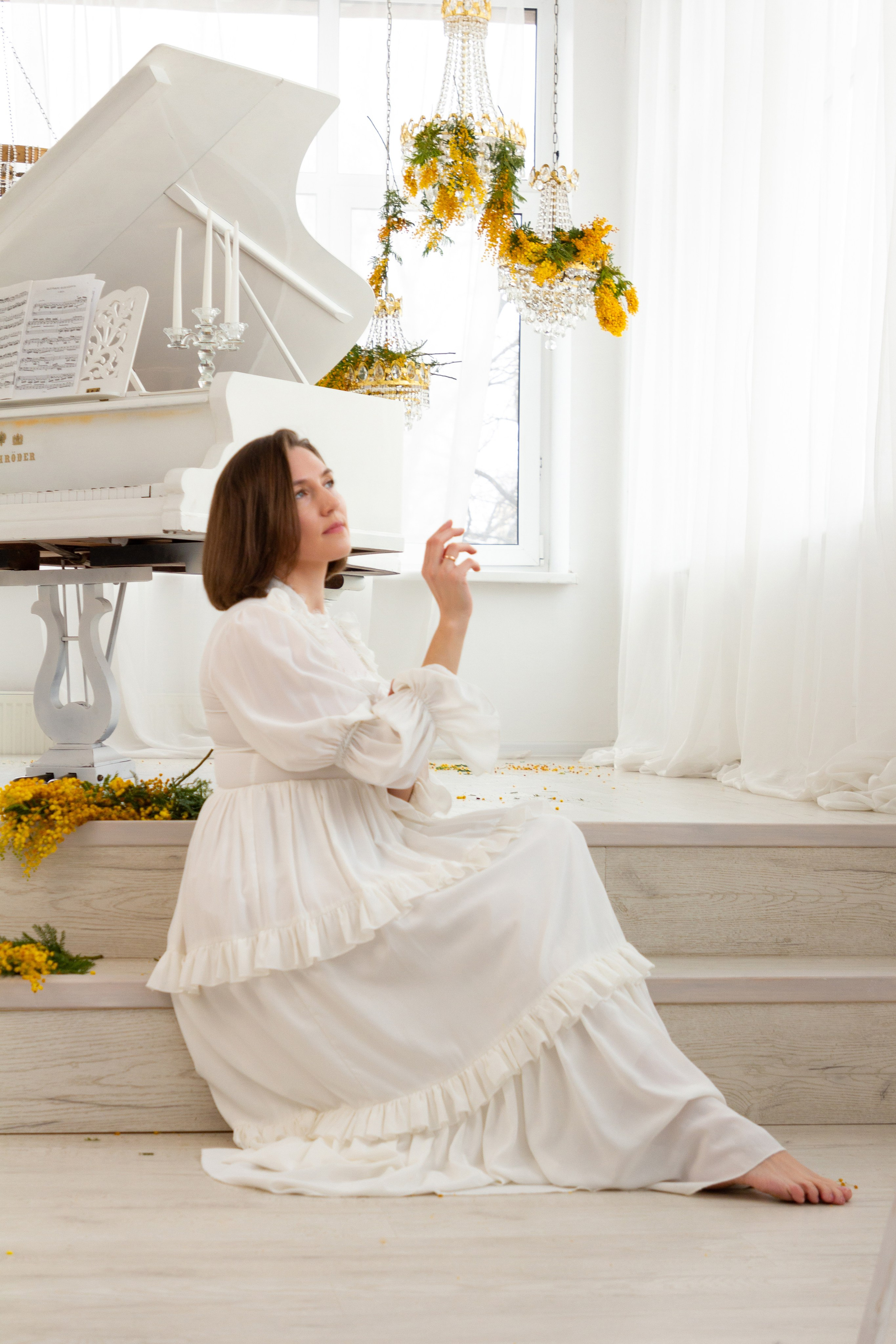 Фотодень с мимозой. Портретный и семейный фотограф в Санкт-Петербурге Ульяна Жукова