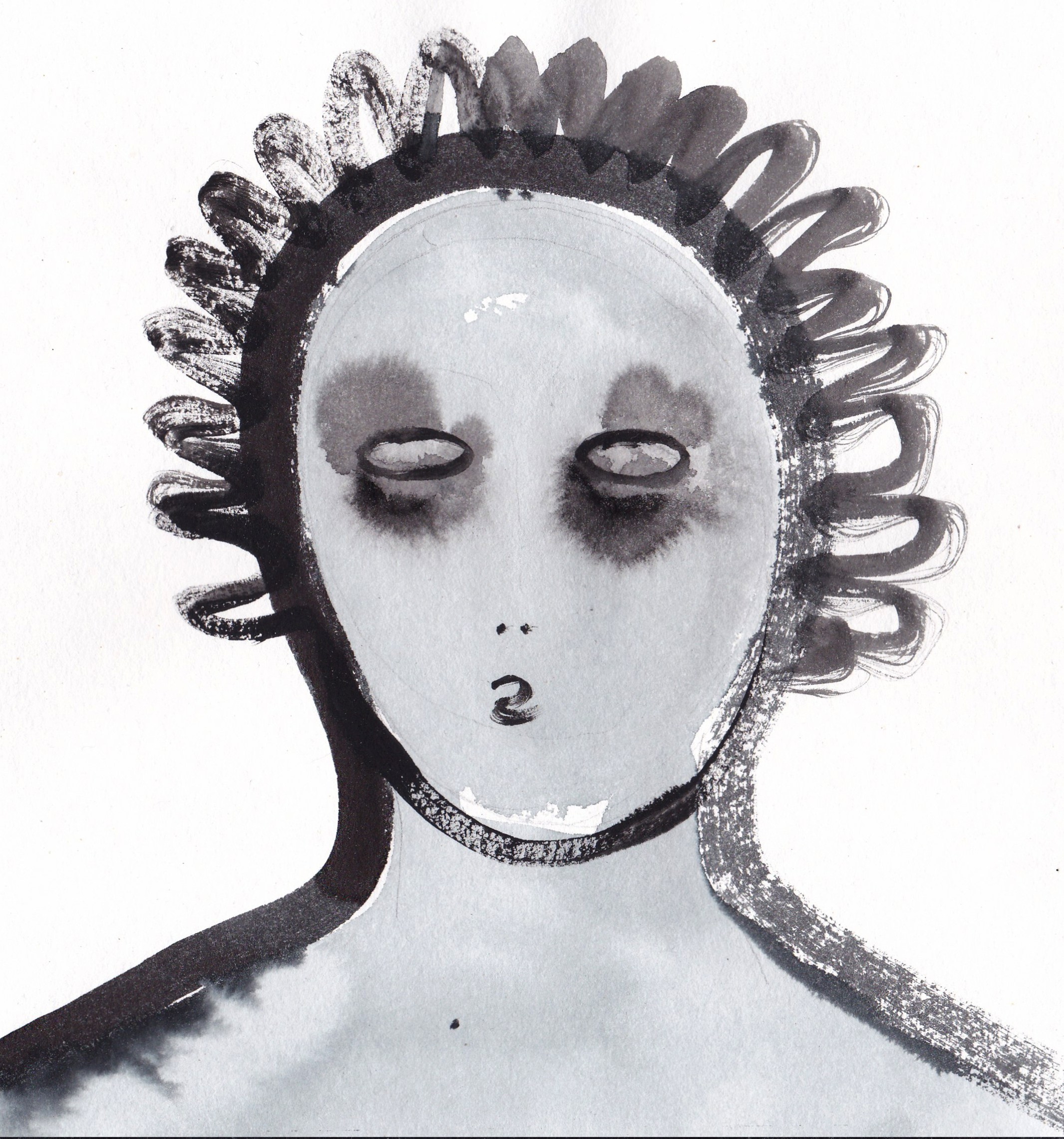 Ink Drawings. Portfolio Birdcrush