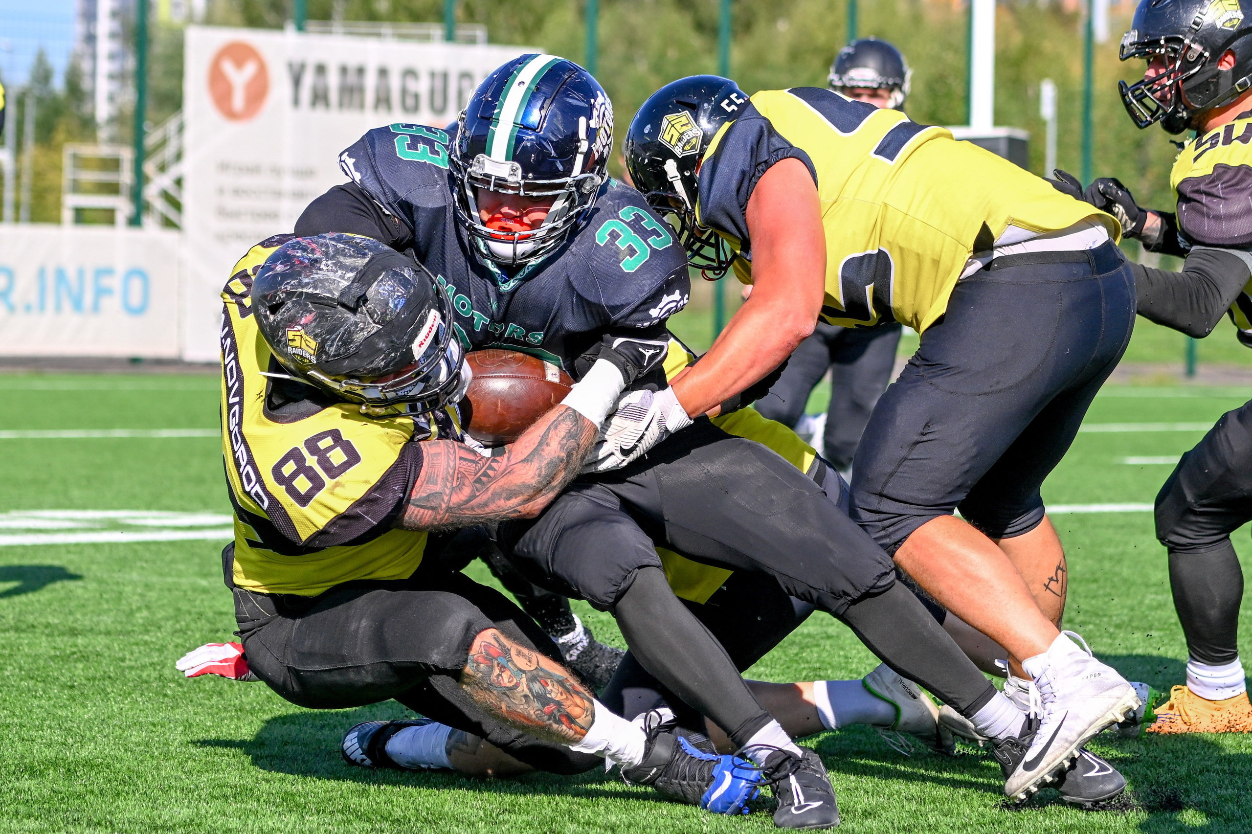 Американский футбол. Спортивный и репортажный фотограф в Казани Вячеслав Сатонин