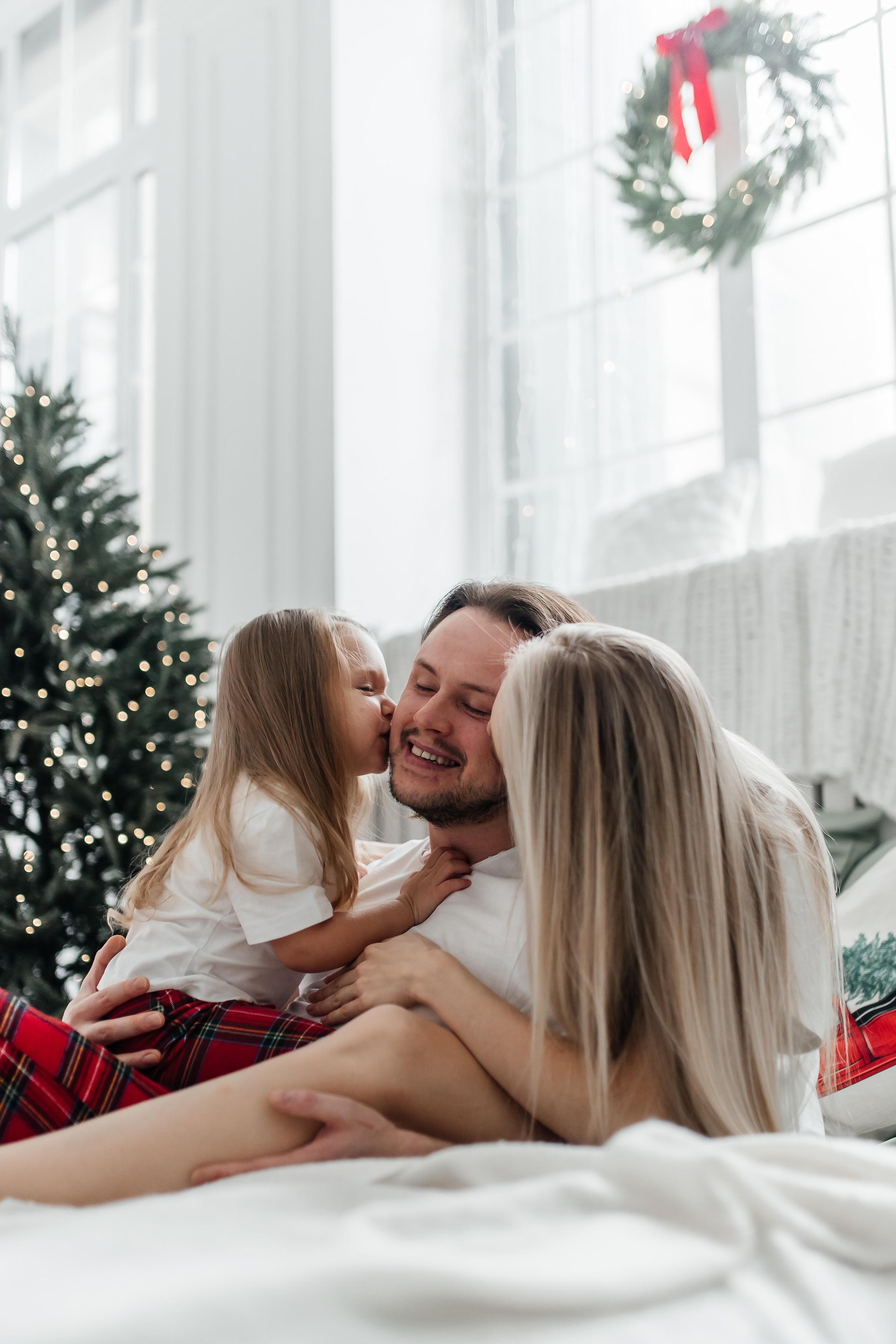 Мама, папа, дочь (пижамы). Фотограф в Дзержинске Наташа Баева