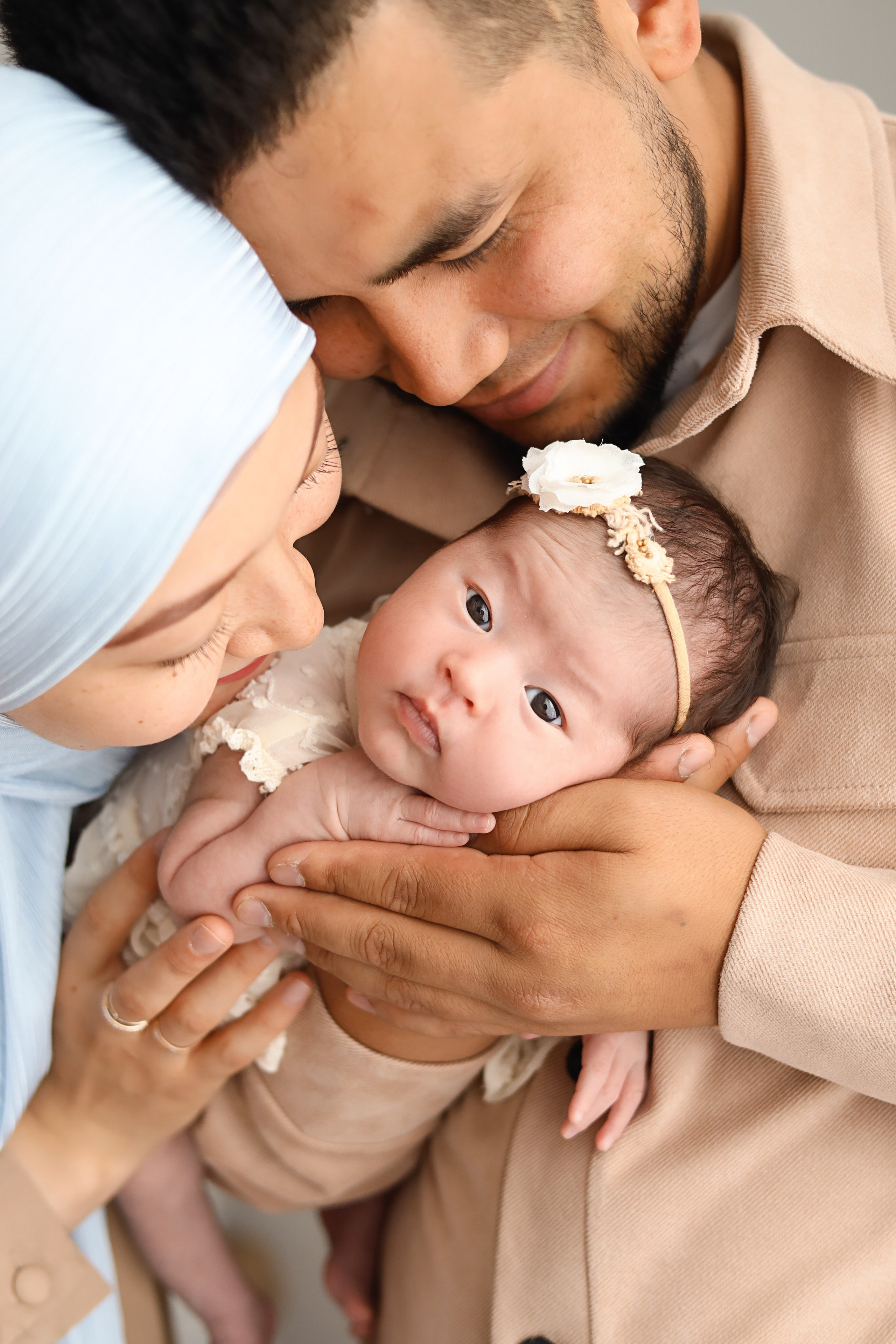 Ньюборн съемка Элины, творческий пакет. Фотограф новорожденных Москва. Ньюборн фотограф Москва