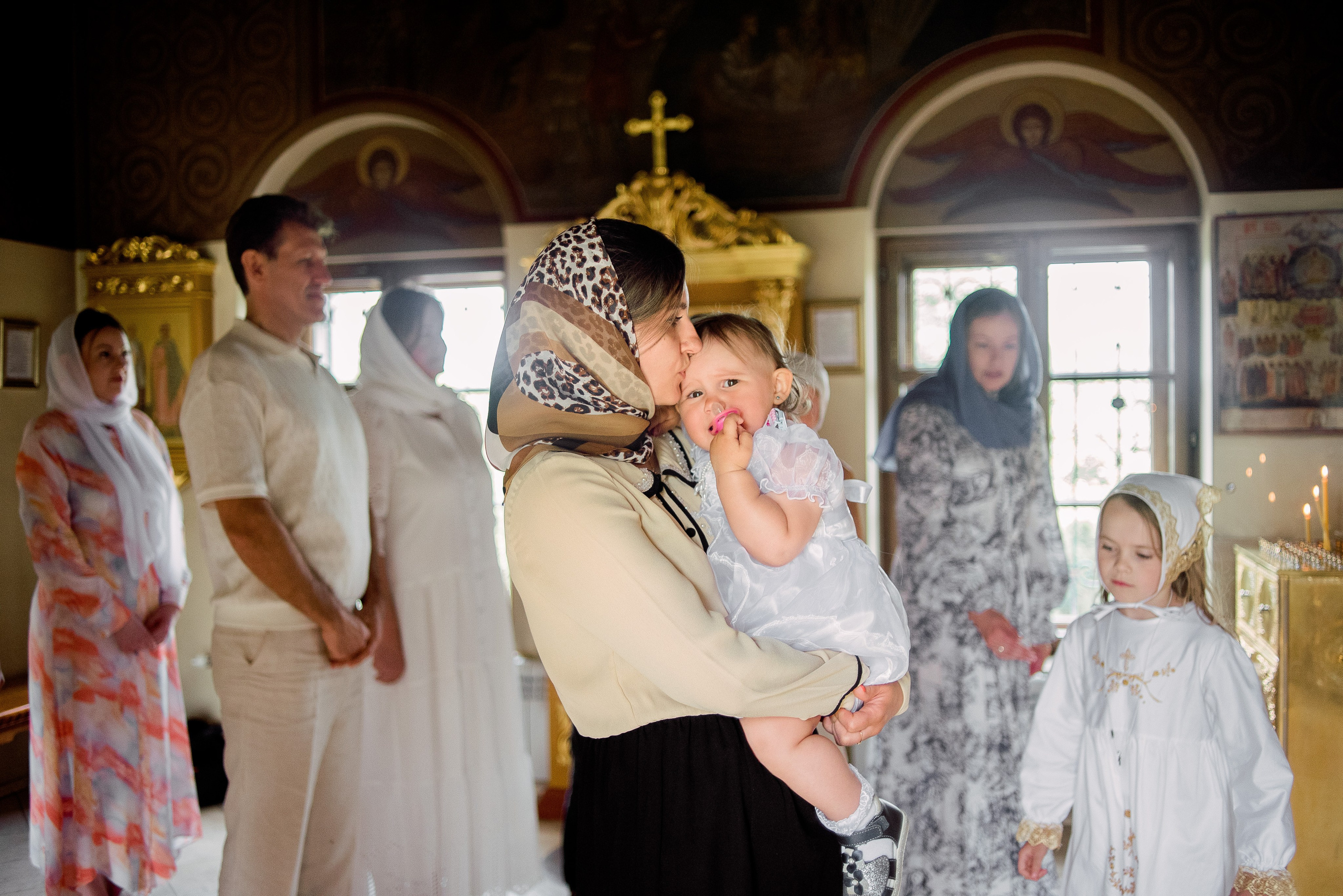 Крещение Ники. Фотограф Юлия Попова