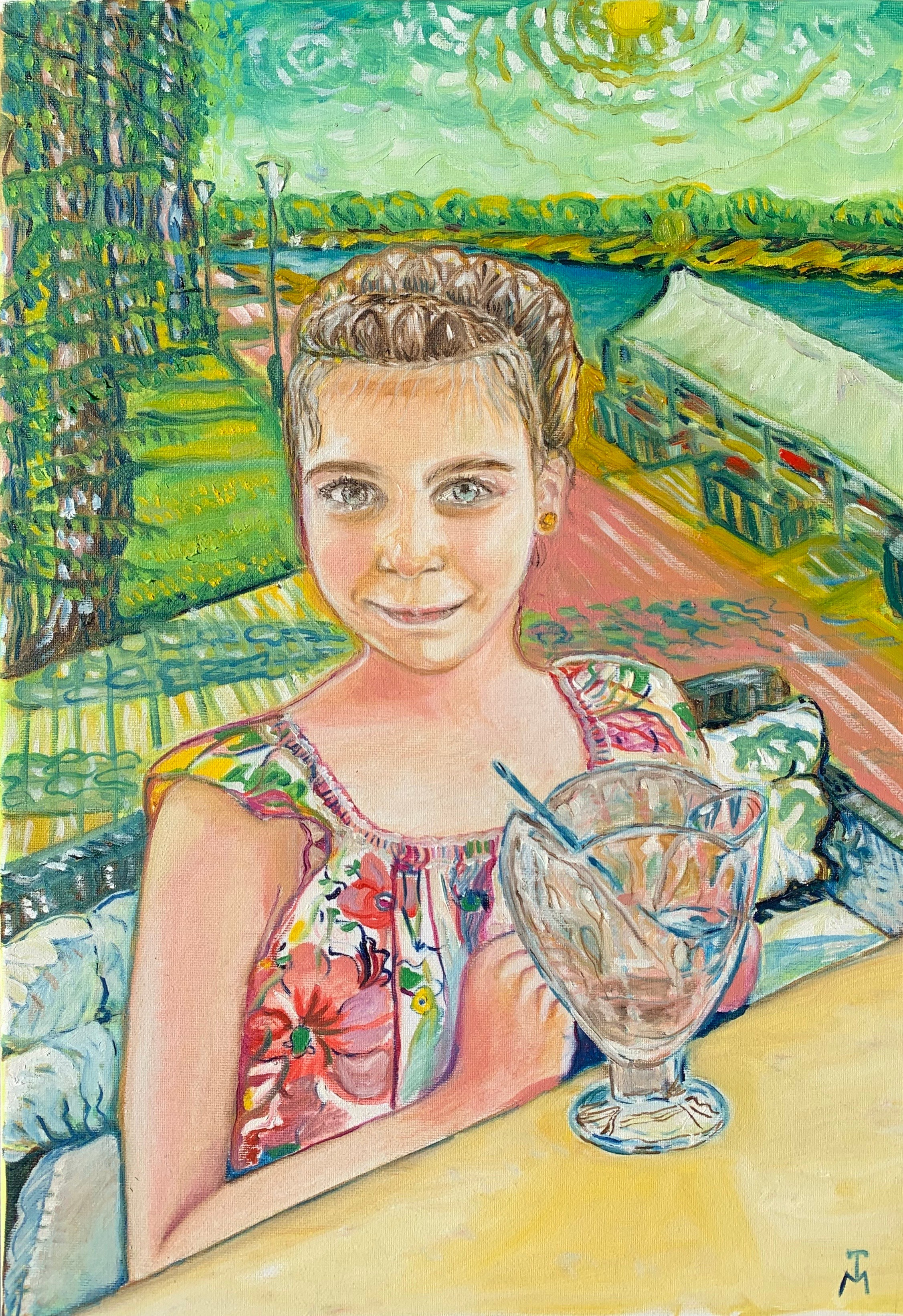 Portrait 40/60 cm oil pn canvas 2020