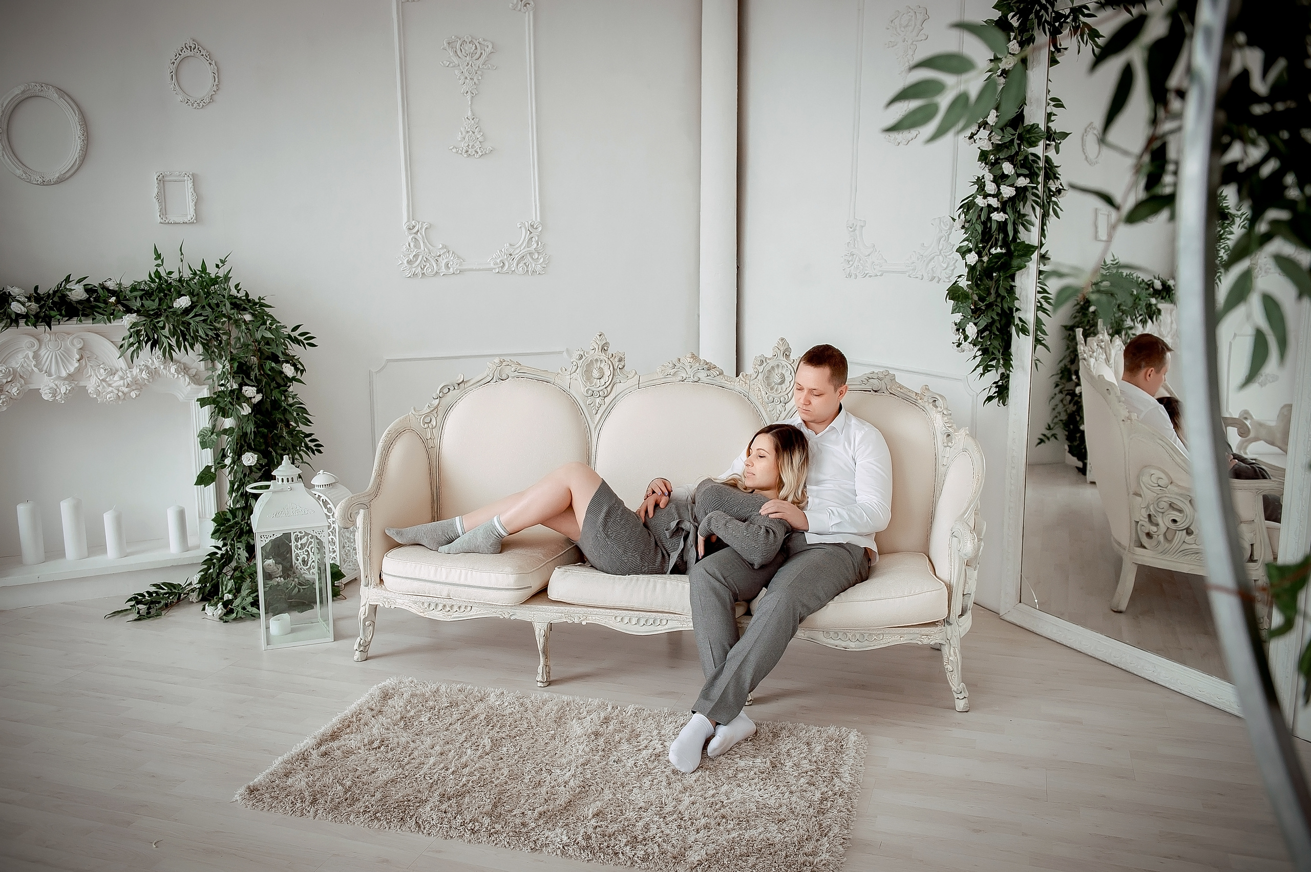 Фотостудия 7 loft. Фотосессия в ожидании малыша. Свадебный и семейный фотограф Виктория Носачёва. Щелково, Москва и МО