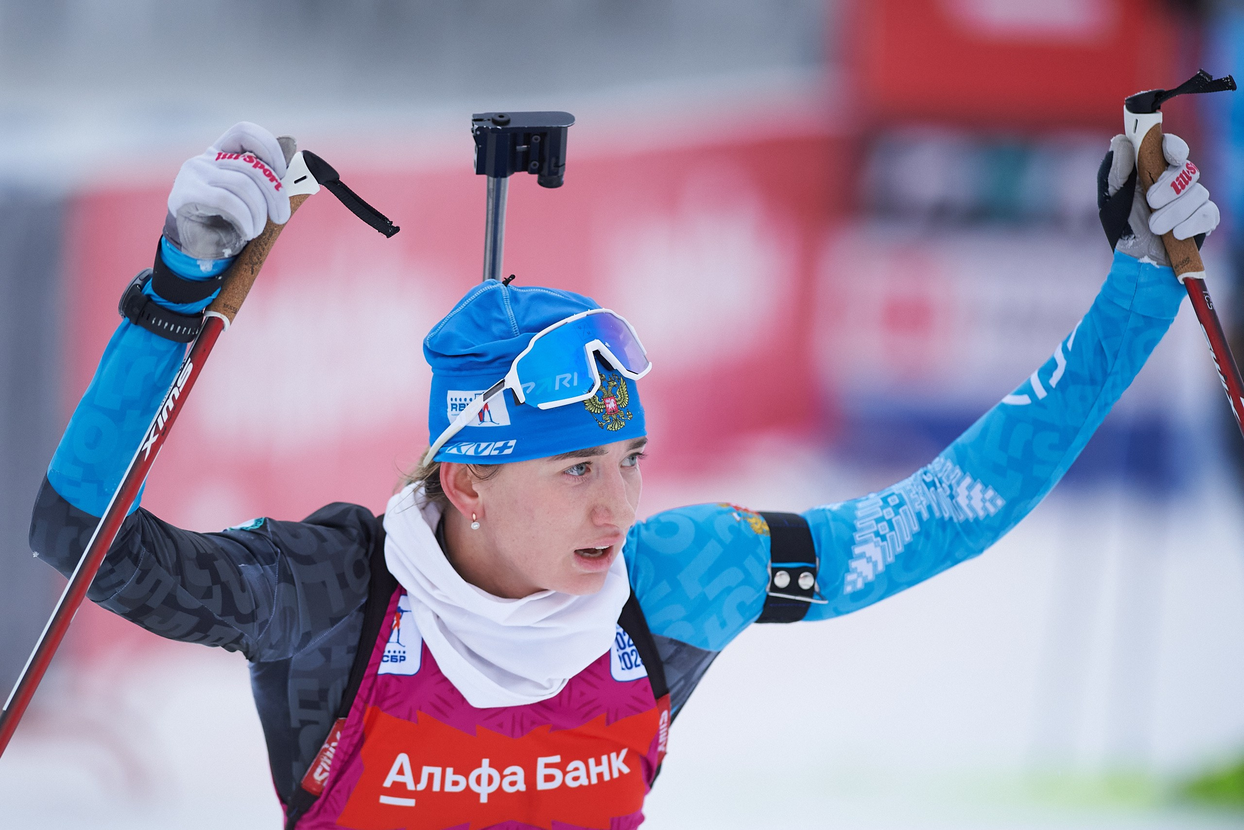 Биатлон. Чемпионат России — 2024/2025, 3-й этап, Ижевск. Ижевская винтовка. Спортивный репортажный фотограф в Ижевске Сергей Мерзляков