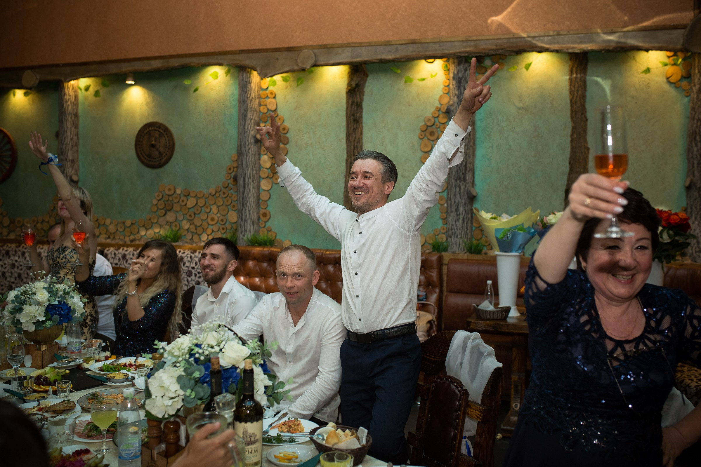 Банкет. Свадебная фотосъёмка в Москве, Туле