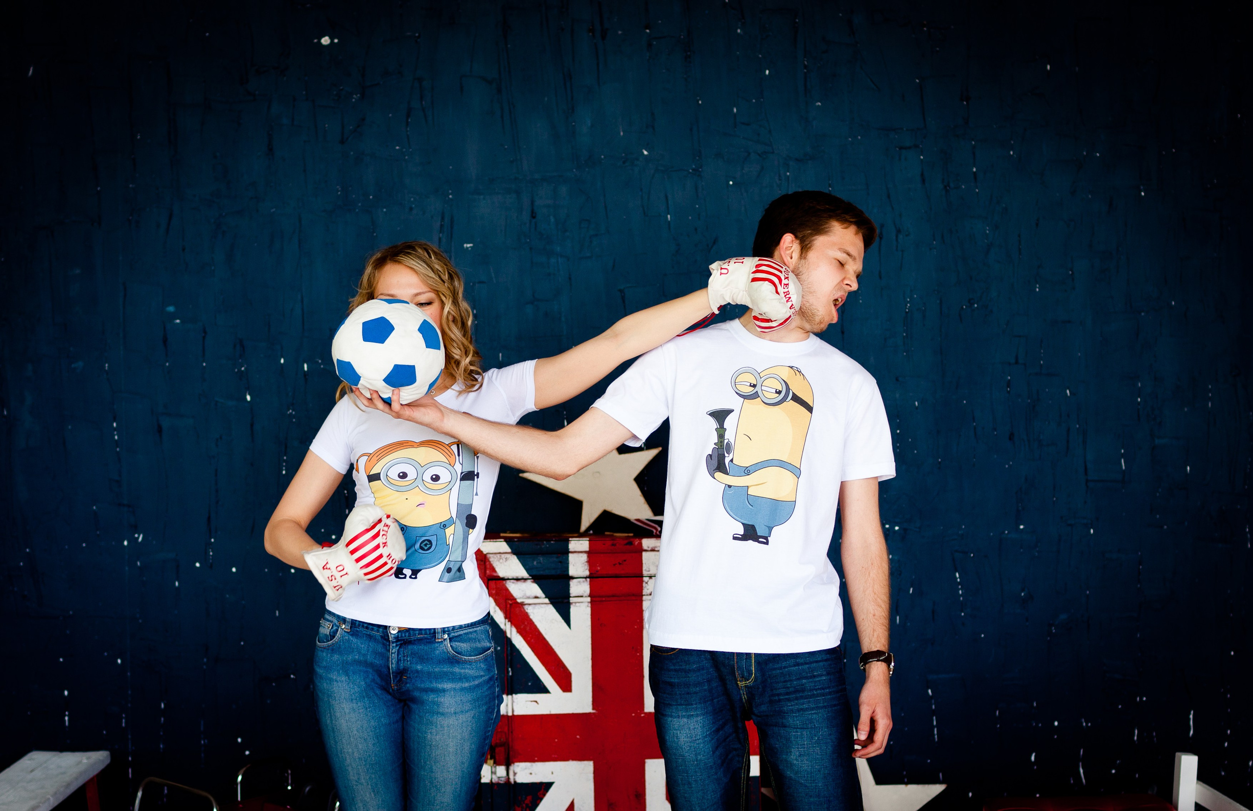 Фотосессия Димы и Сони в студии. Фотограф Денис Гавриленков в Москве