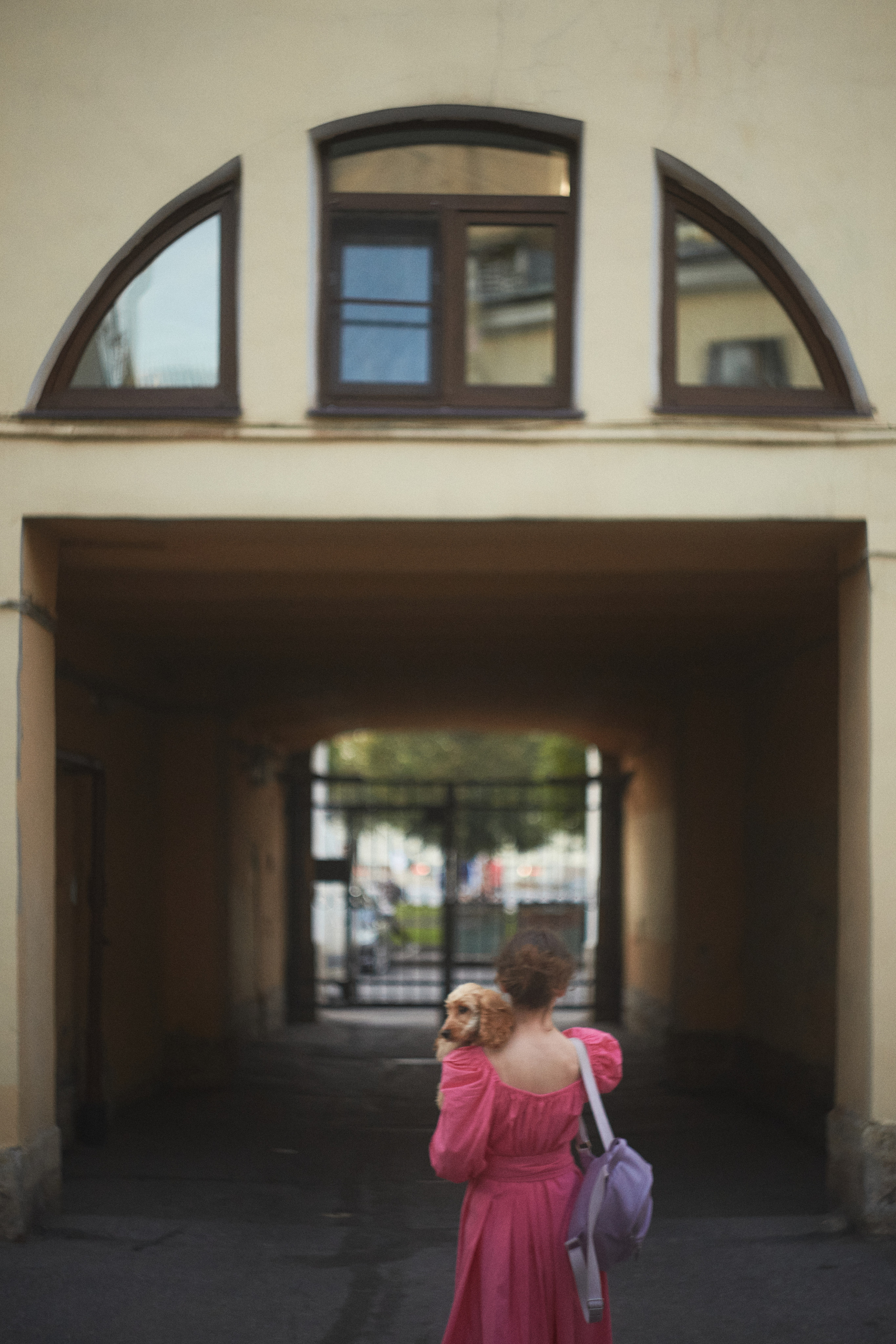 Прогулка с Афиной и Катей. Одежда из Санкт-Петербурга СИНИОКО