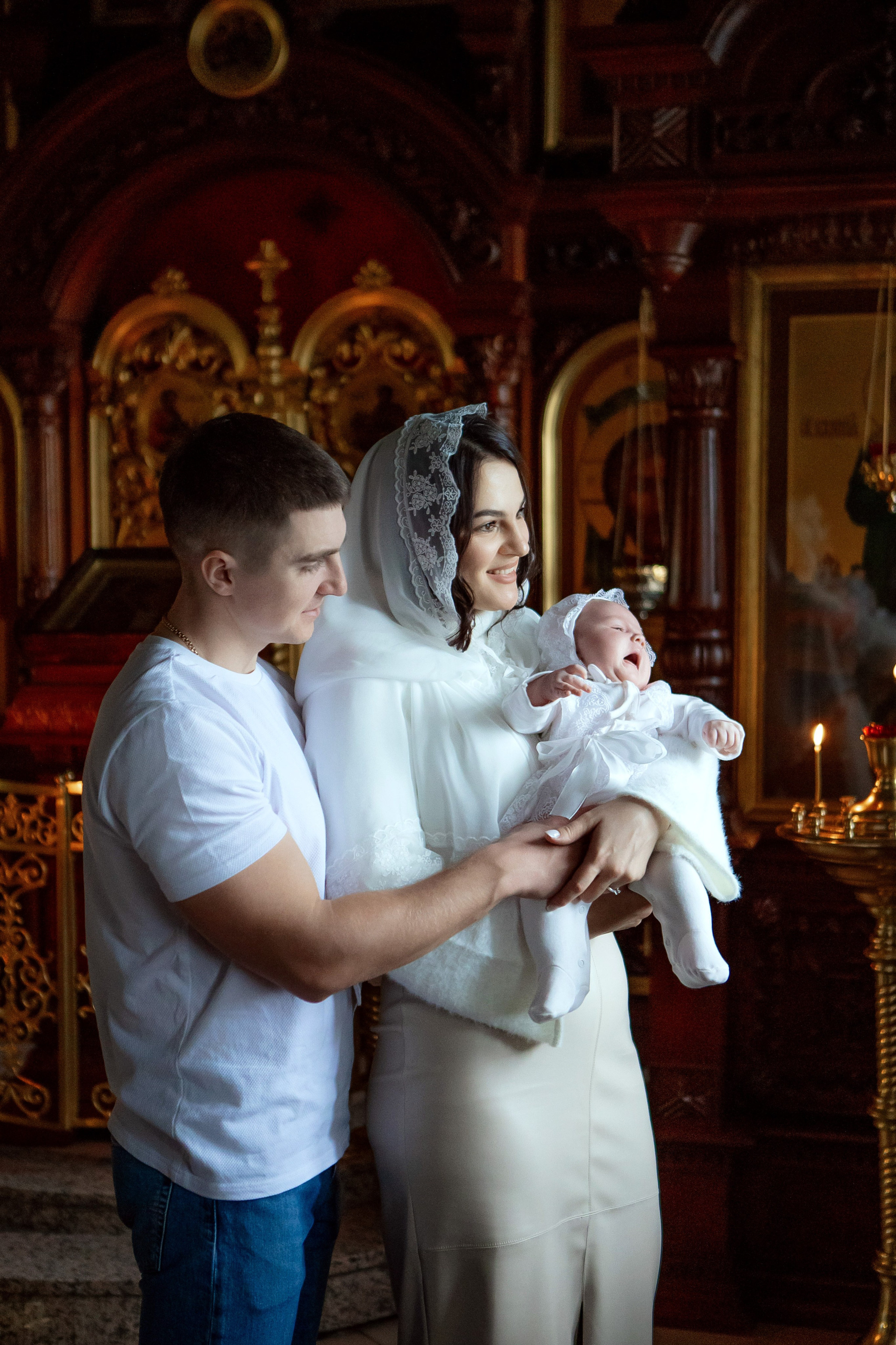 Крещение Мирослава. Семейный и детский фотограф в Москве Александра Мак