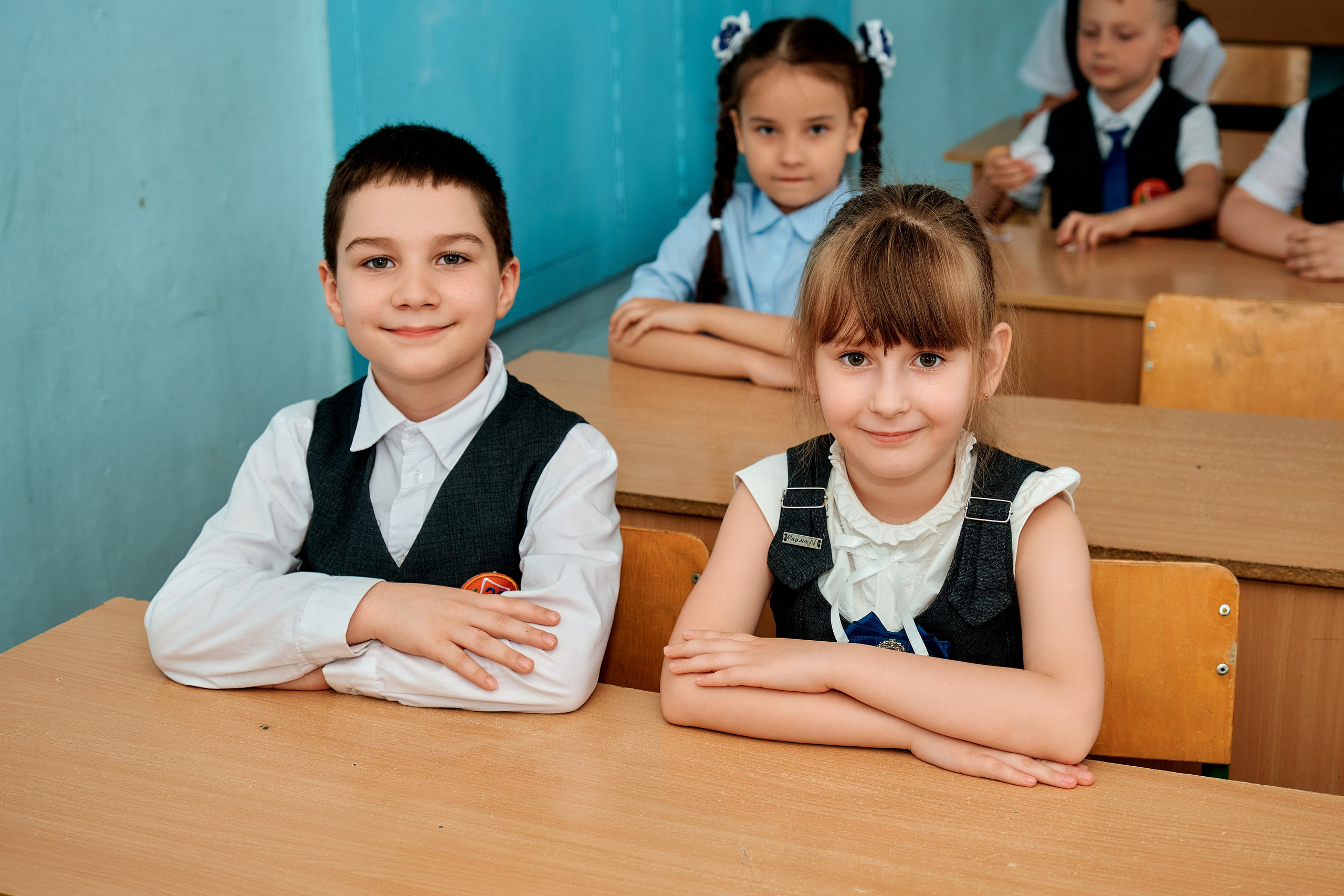 Съемка для альбома с 1-4 класс. 1 класс 33 лицей. Фотограф Таганрог Анна Трайжон