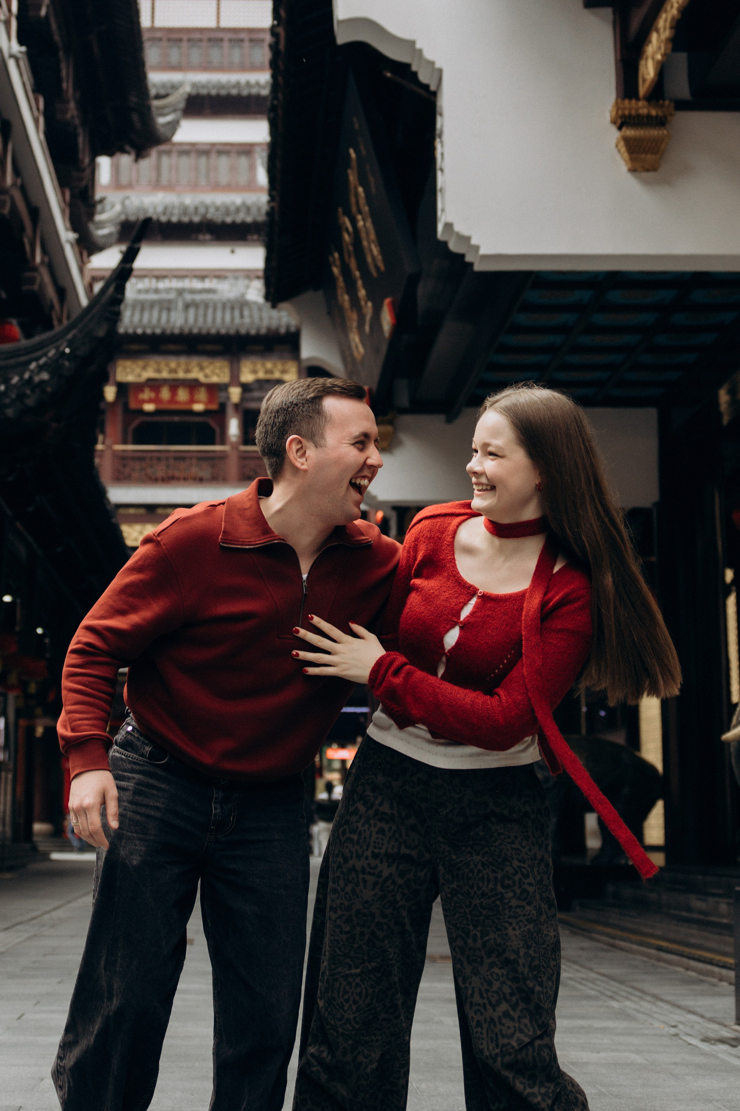 Вдвоем. Семейный фотограф в городе Шанхай | Акулова Наталья