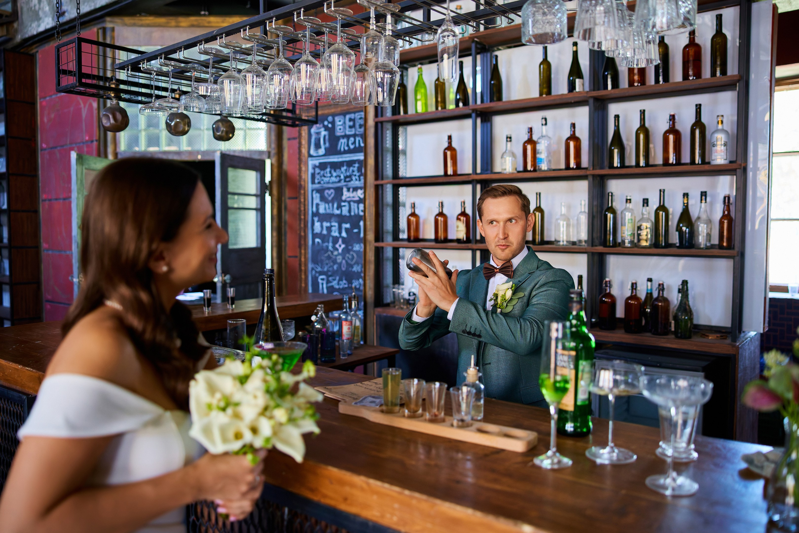 Свадебная фотосессия в Кинопарке Москино. Свадебный фотограф Сергей Колбинский