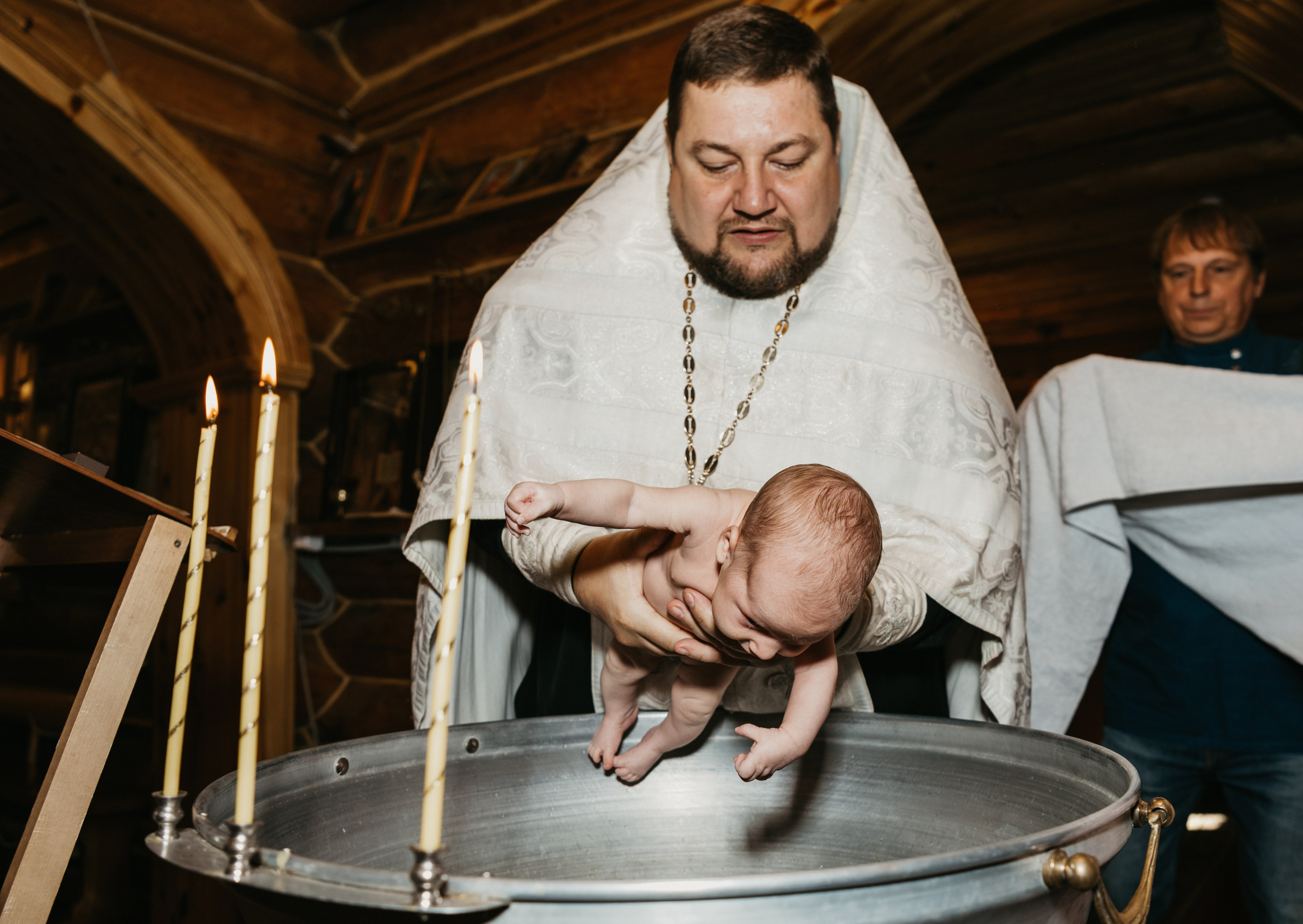 Крещение Елизаветы. Фотограф на выписку из роддома в Москве и МО