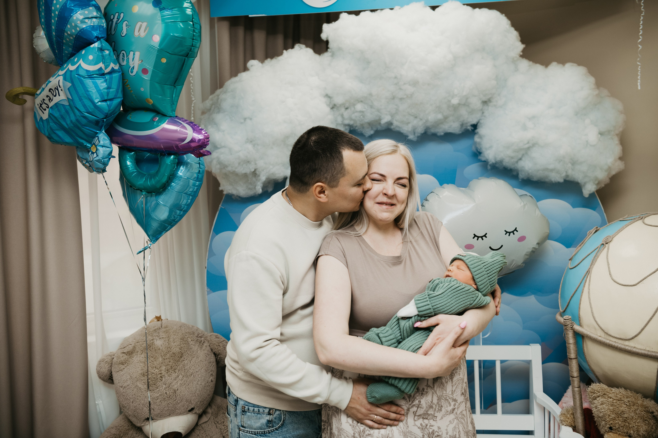 Выписка Степана на Севастопольском. Фотограф на выписку из роддома в Москве и МО