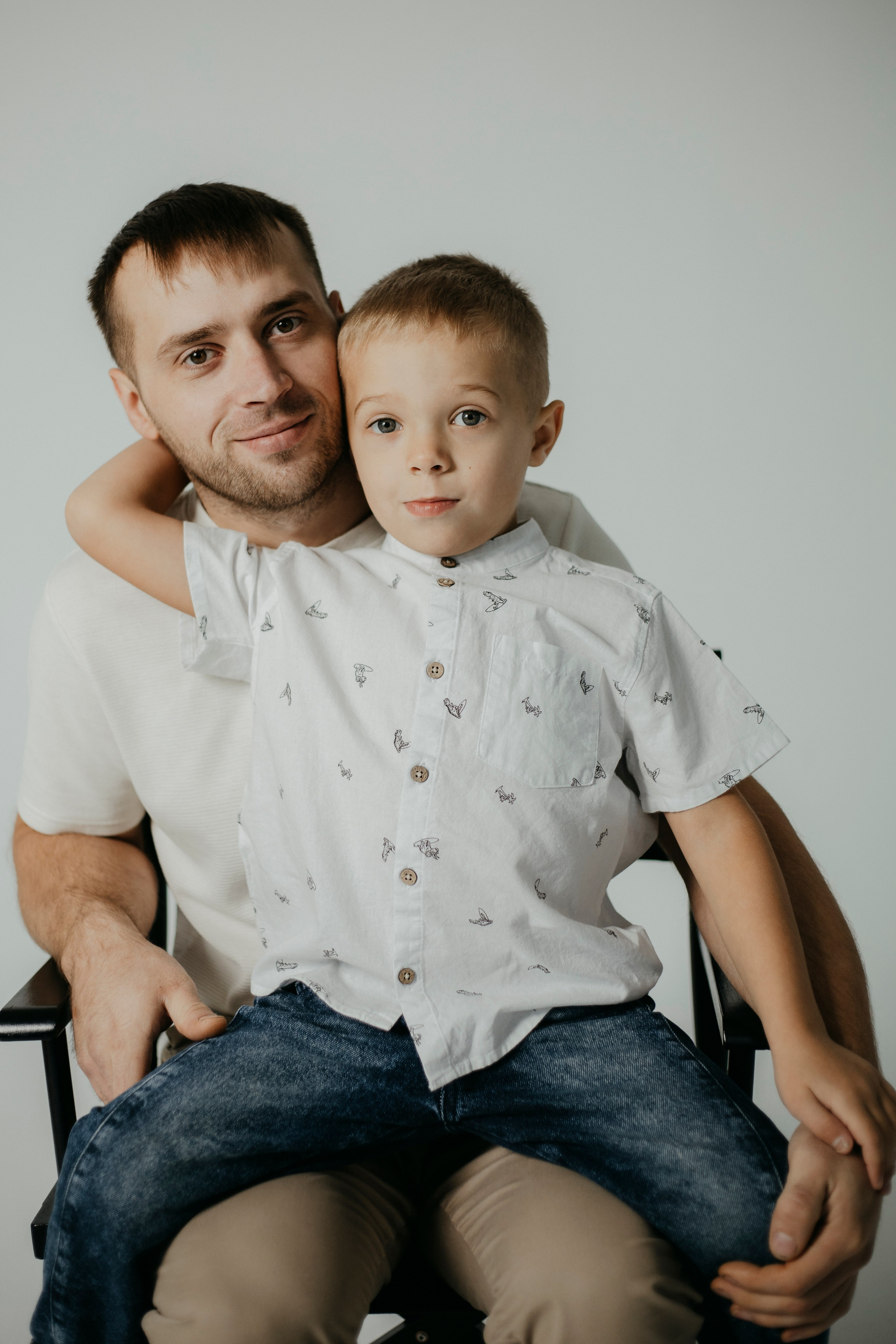 Семейная фотосессия в студии. Семейный и детский фотограф в Рязани Васюгова Мария