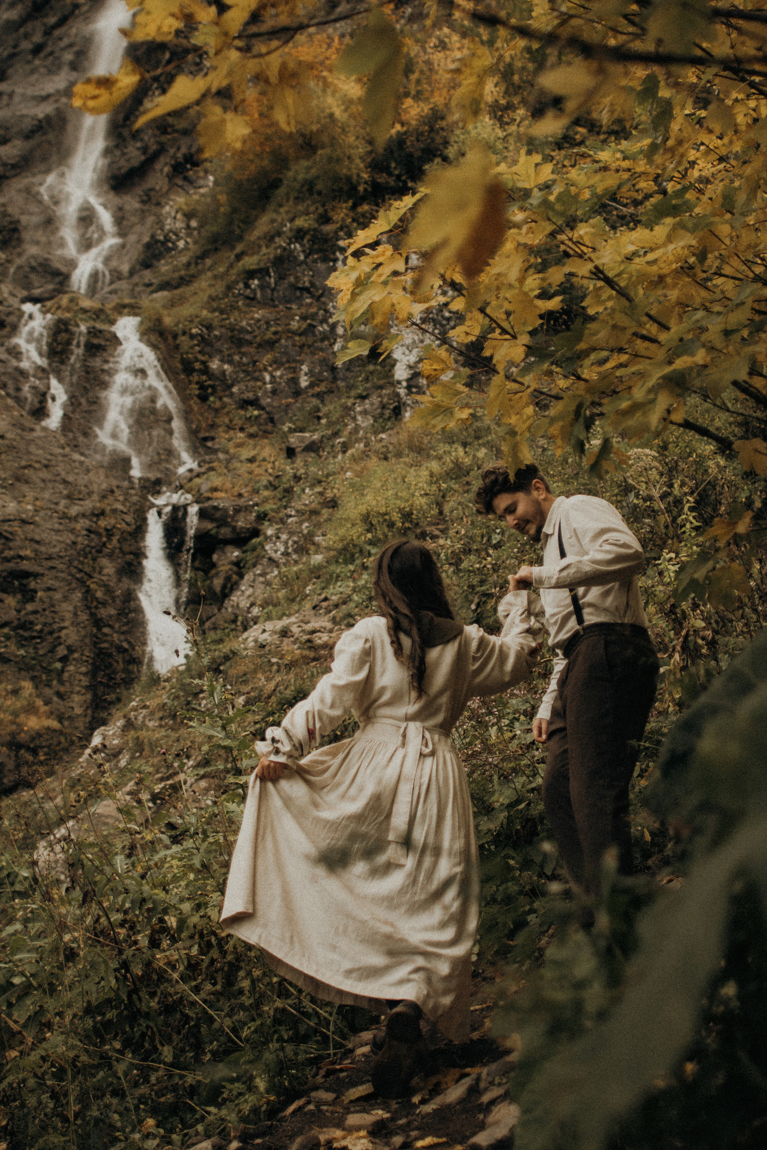 Клятва у водопада. Фотограф Сочи. Екатерина Афанасьева