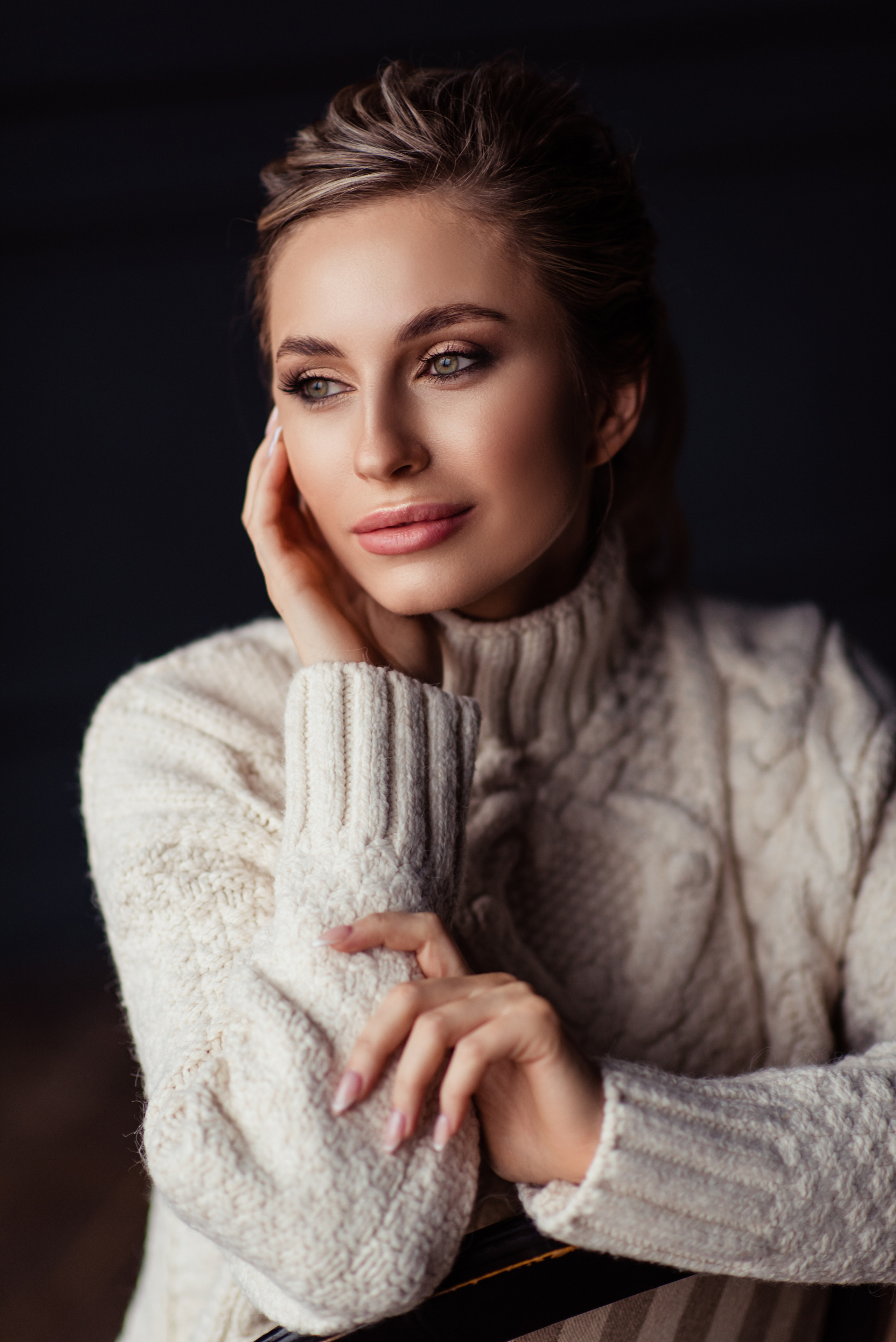 Женский портрет. Лебедева Вера фотограф беременности Москва