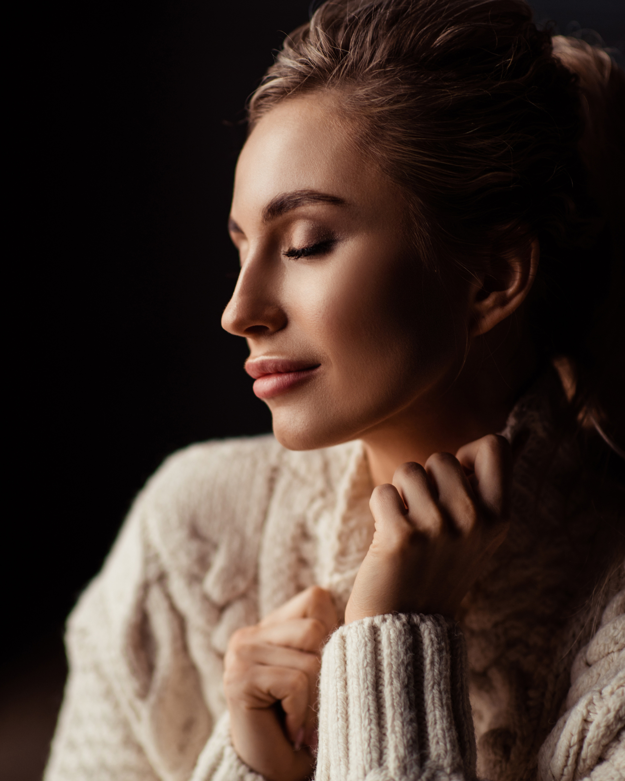 Женский портрет. Лебедева Вера фотограф беременности Москва