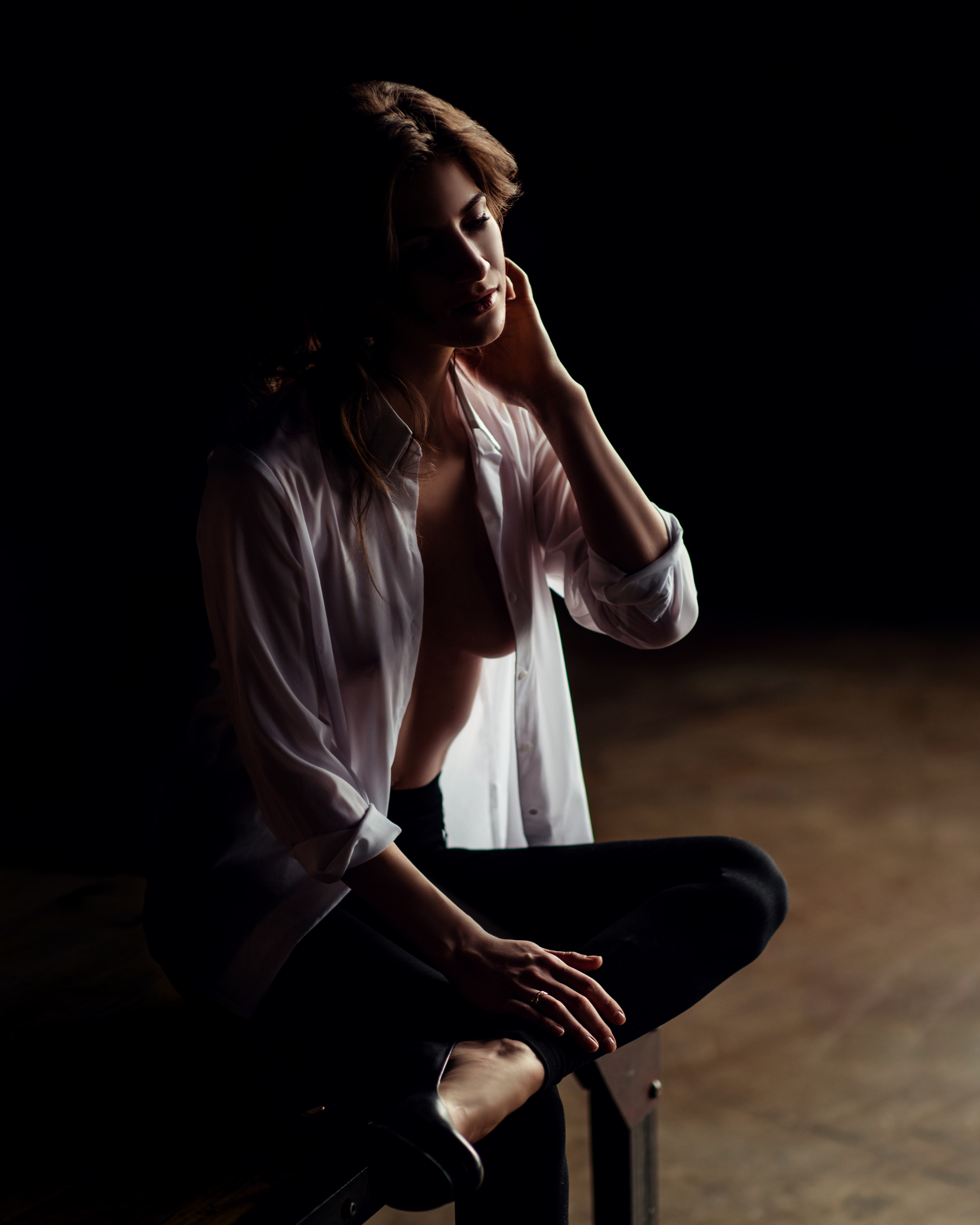 Женский портрет. Лебедева Вера фотограф беременности Москва