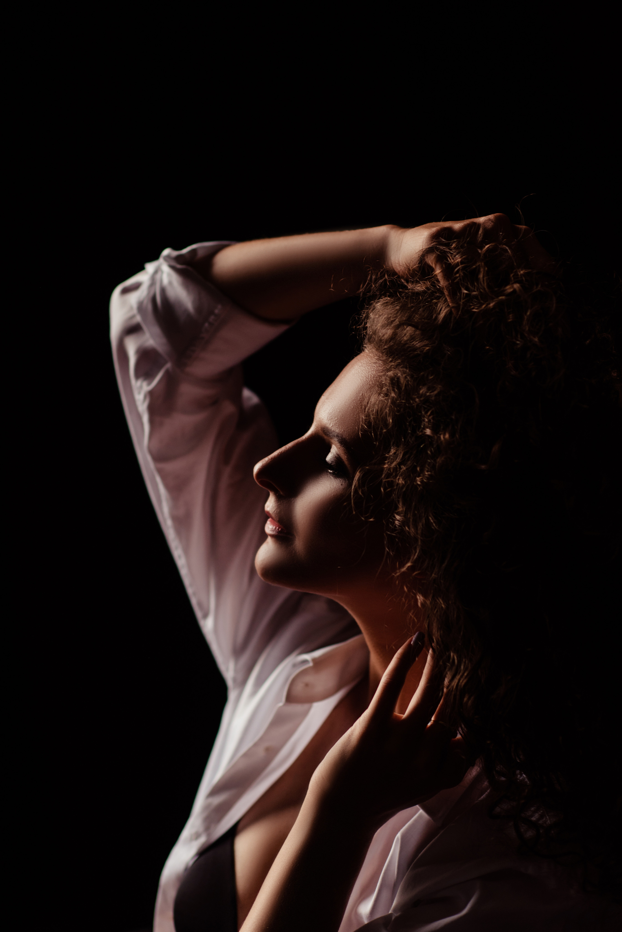 Женский портрет. Лебедева Вера фотограф беременности Москва