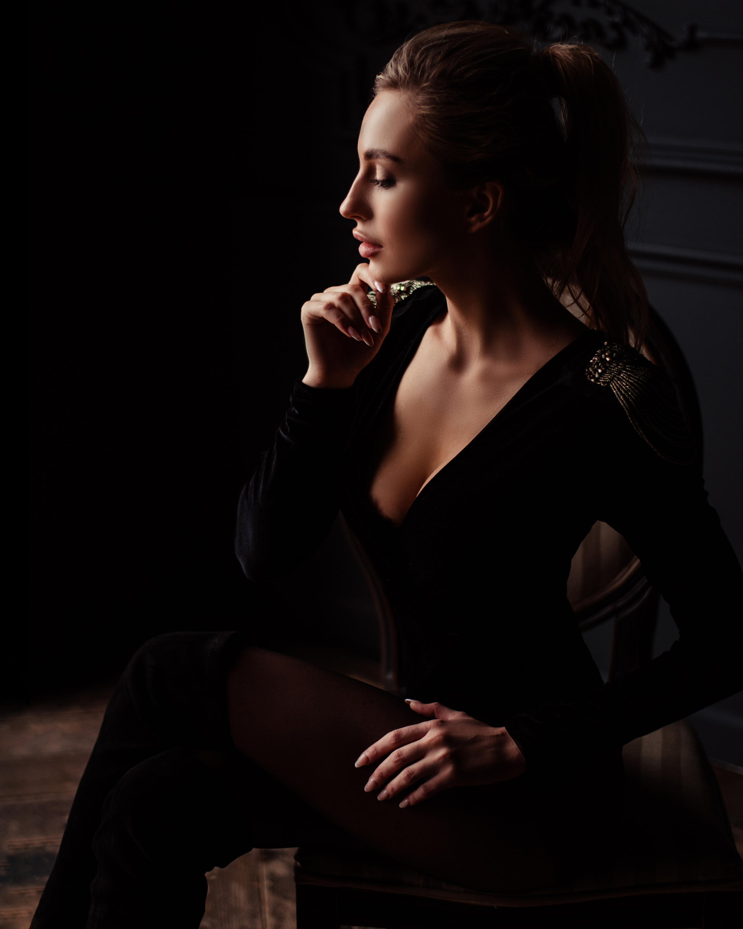 Женский портрет. Лебедева Вера фотограф беременности Москва