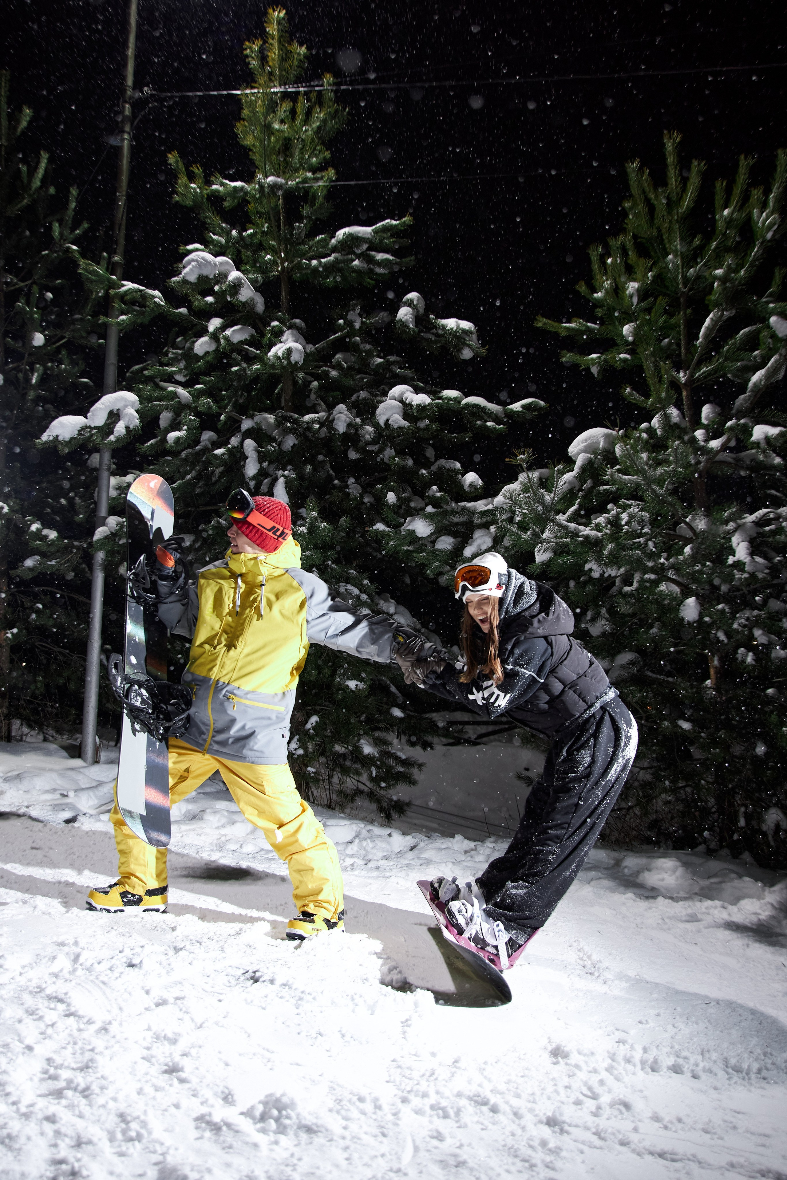 Сноубордисты. Фотограф Алексей Яковлев