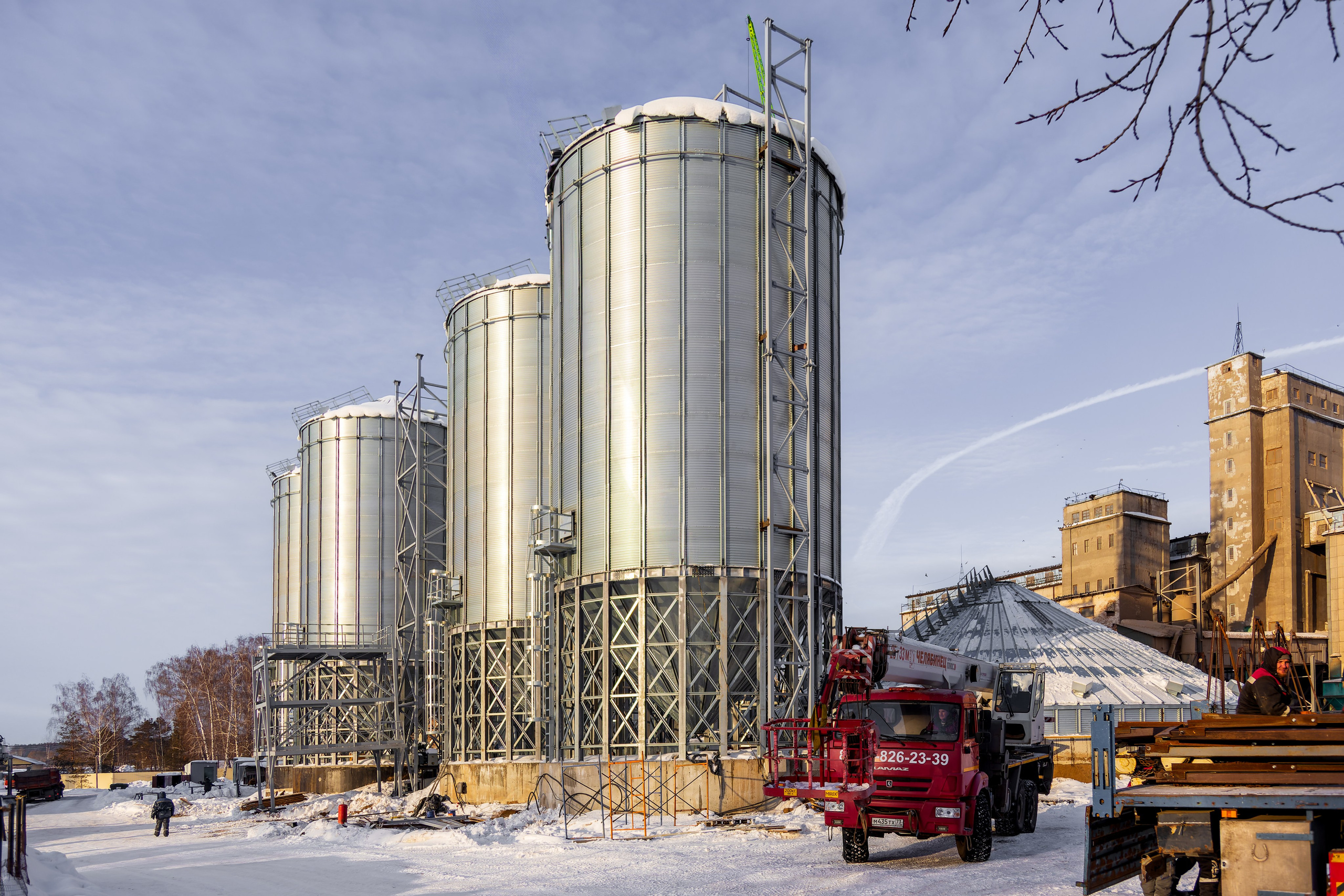 Деметра холдинг Димитровградский Элеватор Этапы строительства. Фотограф в Самаре Максим Тырин