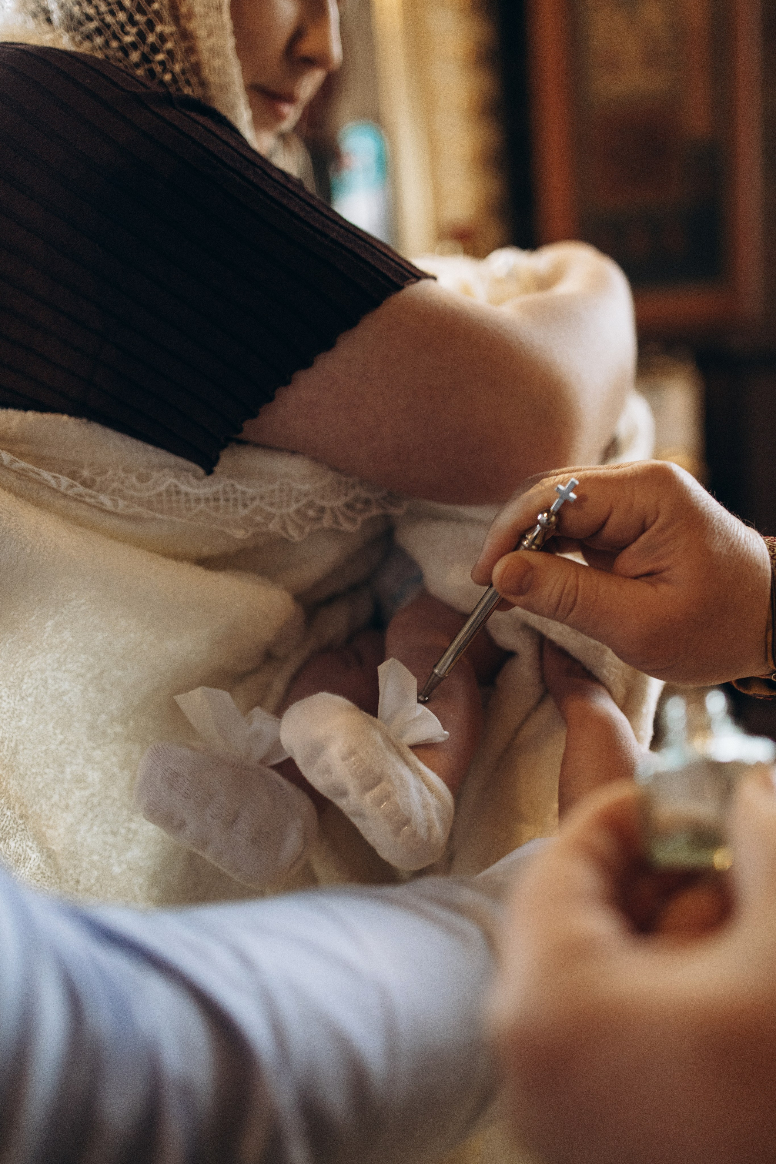 Крещение Софии. Самый теплый фотограф в Краснодаре Рябоконь Ксения