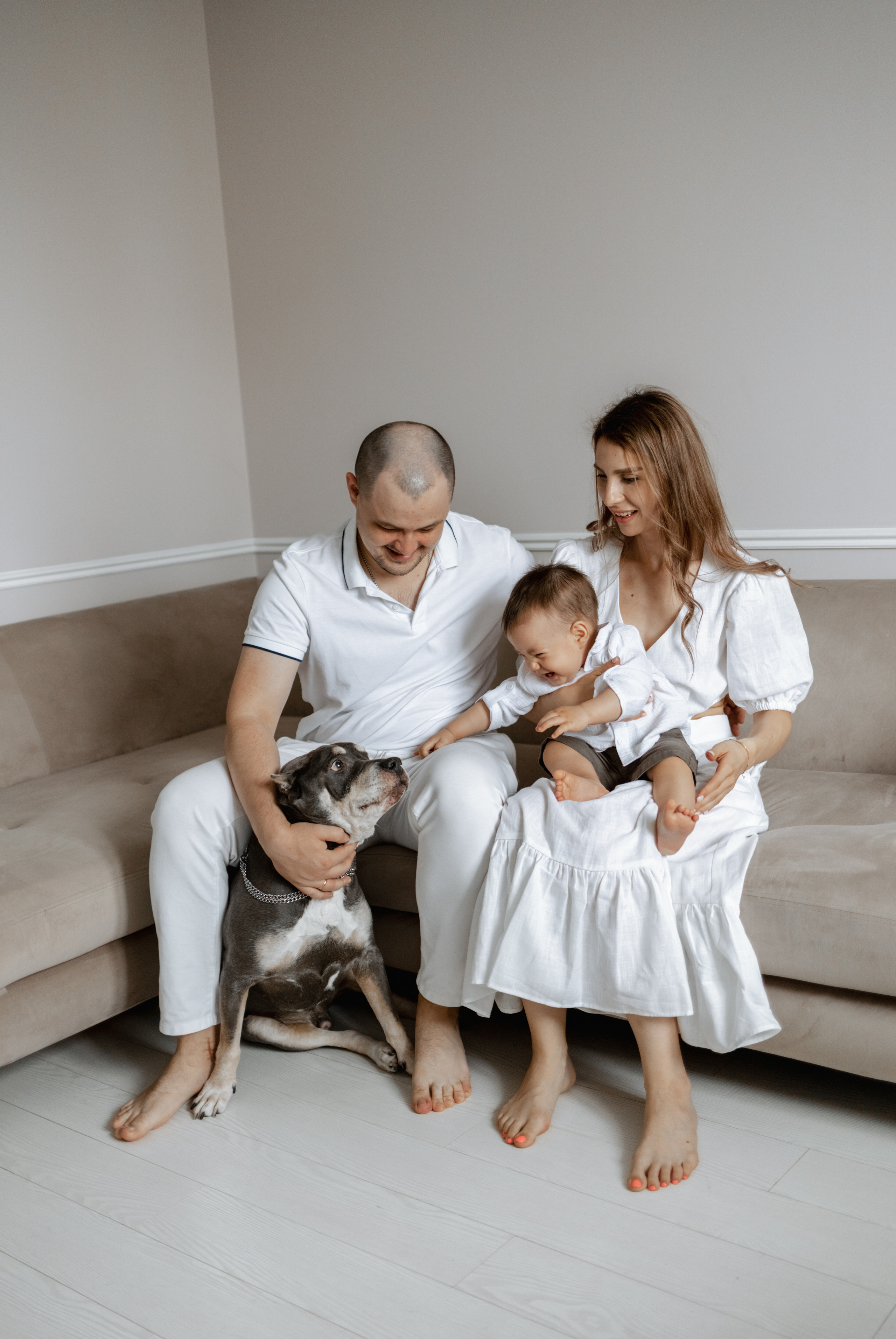 Первый день рождения Марка. Домашняя съемка. Фотограф Москва