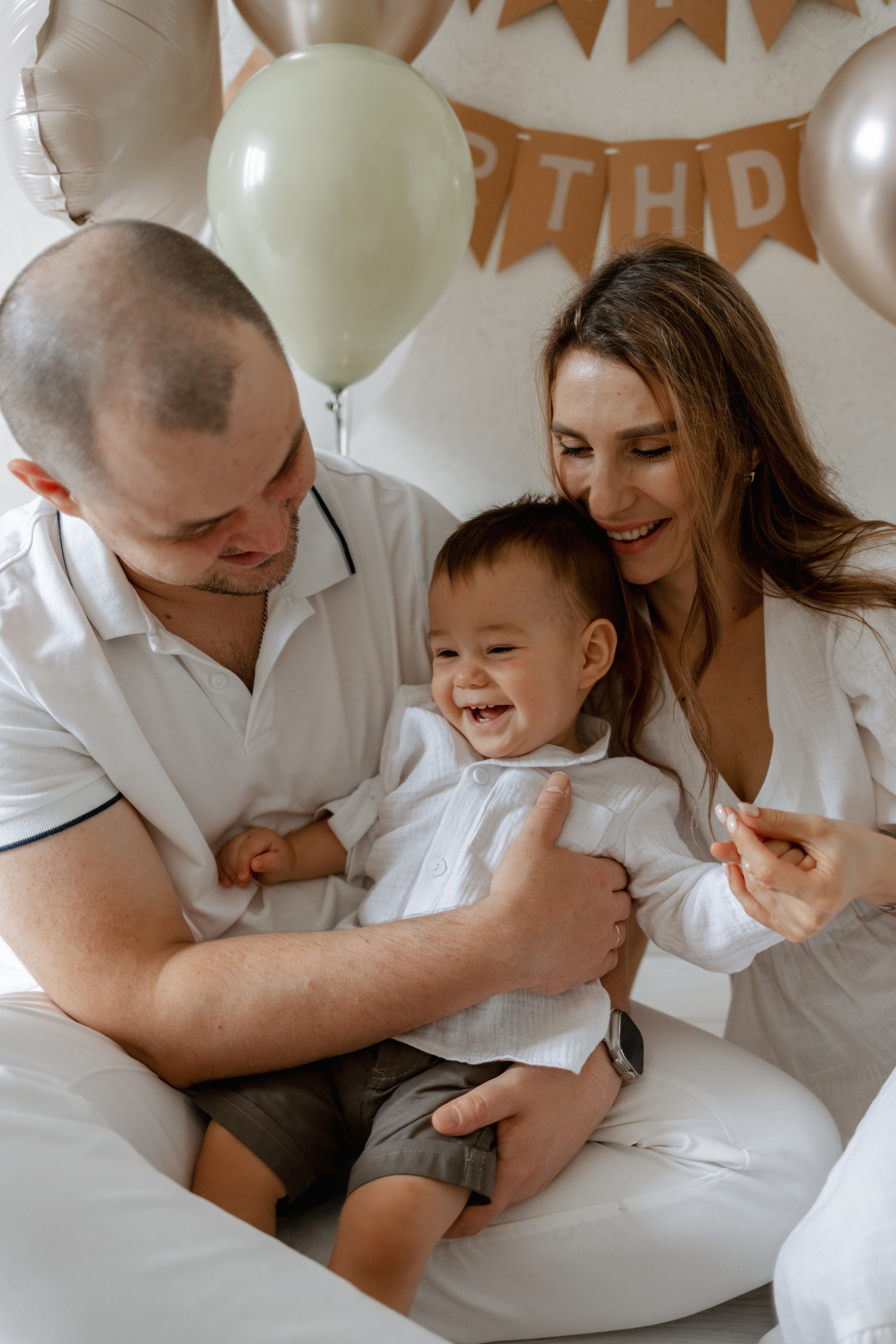 Первый день рождения Марка. Домашняя съемка. Фотограф Москва