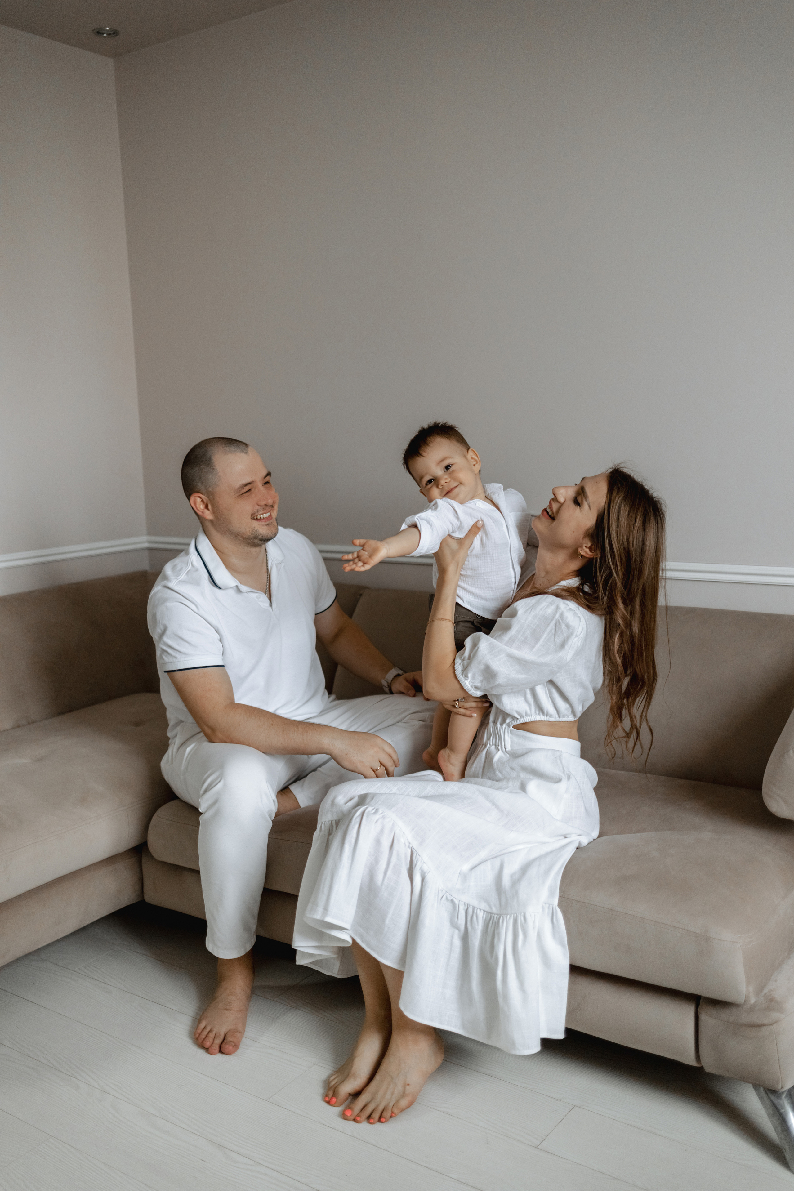 Первый день рождения Марка. Домашняя съемка. Фотограф Москва