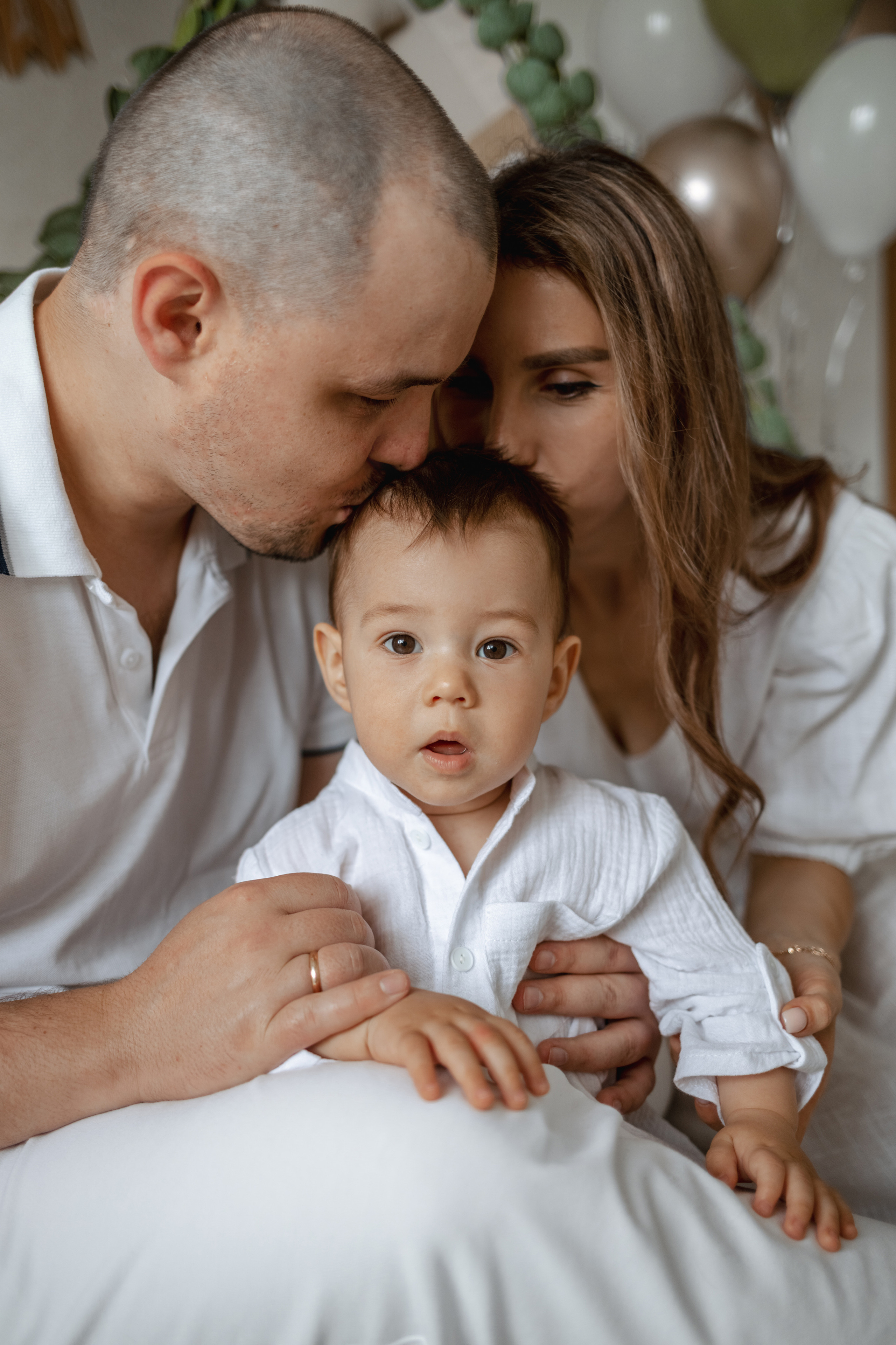 Первый день рождения Марка. Домашняя съемка. Фотограф Москва