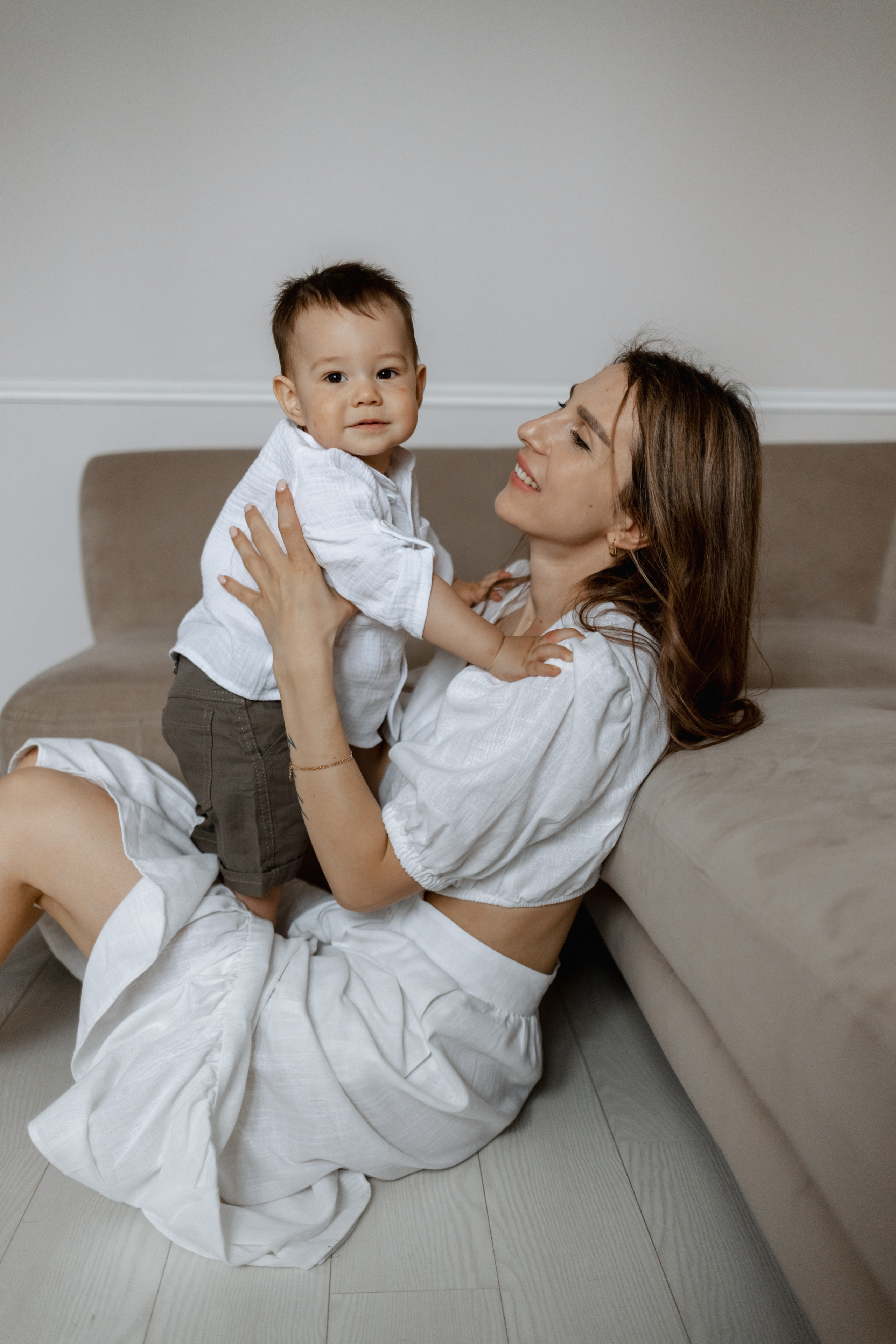 Первый день рождения Марка. Домашняя съемка. Фотограф Москва