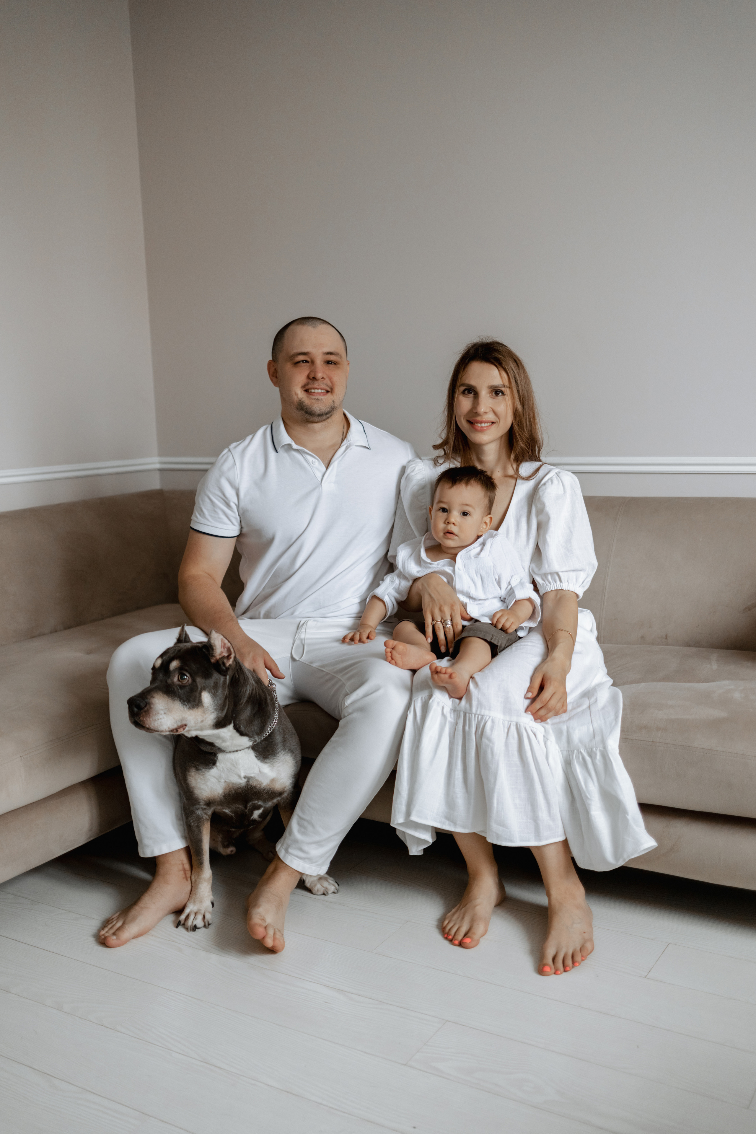 Первый день рождения Марка. Домашняя съемка. Фотограф Москва